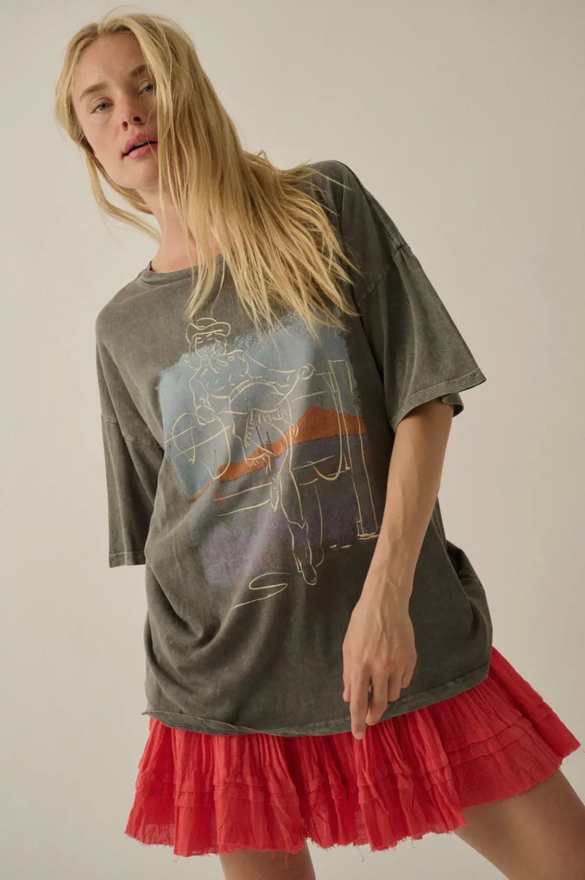 Cowgirl Vintage Wash Tee