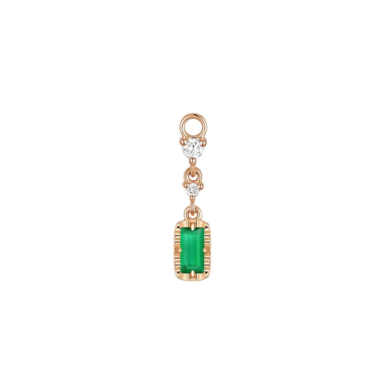 Juvia with Fluted Edge Charm
