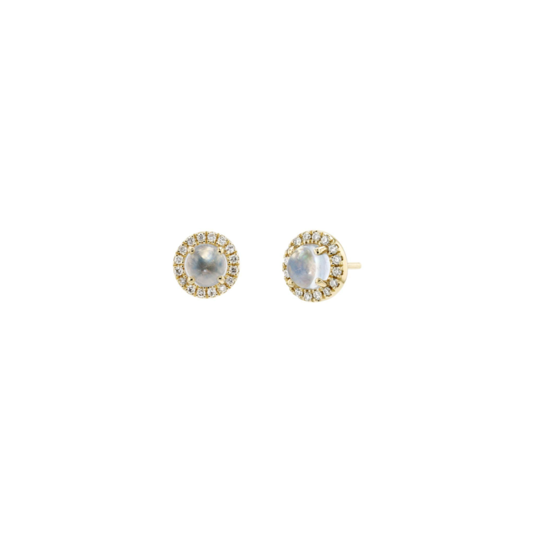 Diamond Halo 5mm - Round Cabochon