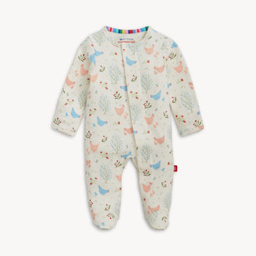 Chicken Tender Organic Cotton Magnetic Footie