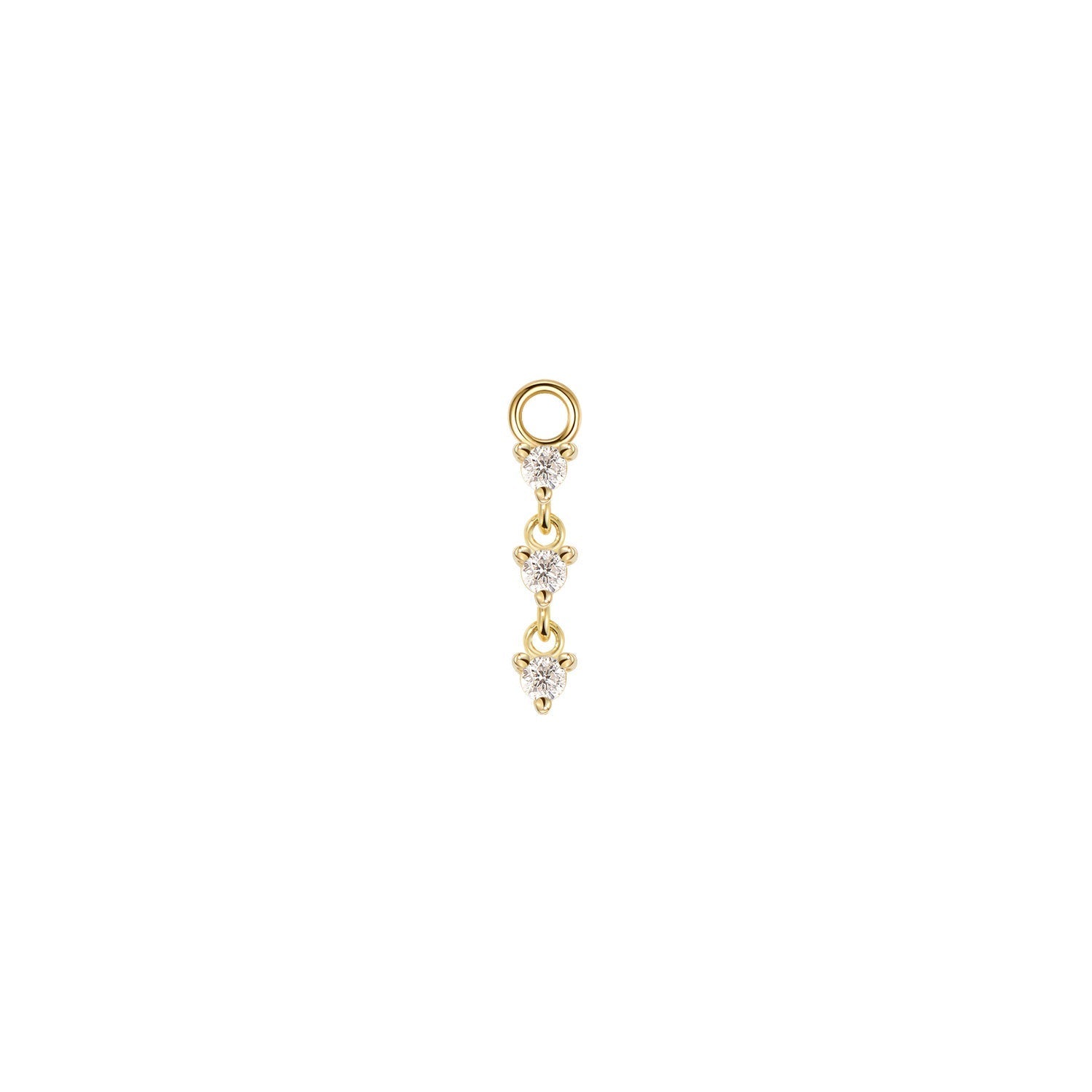 Penelope Prong Charm - Diamond
