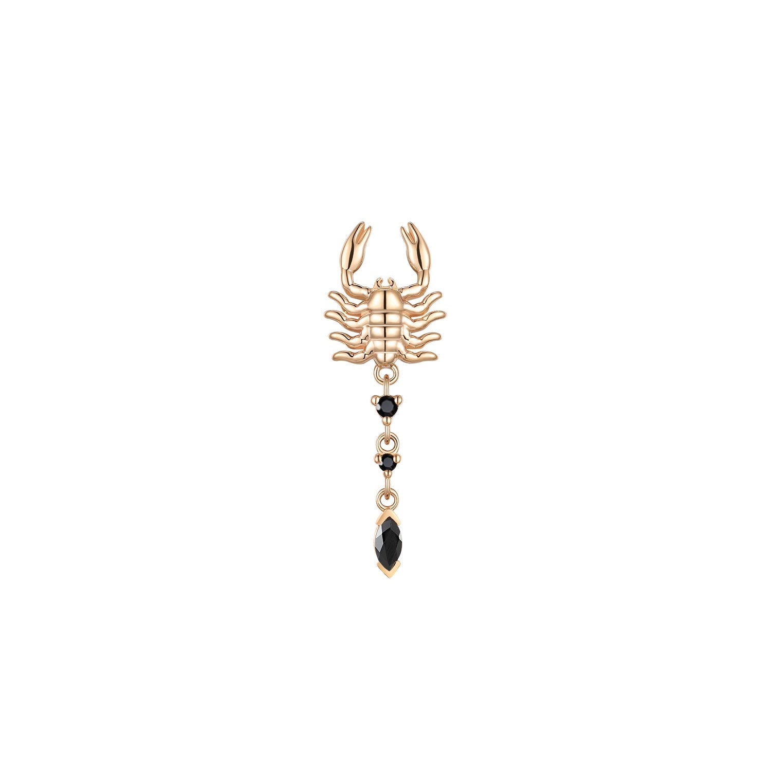 Draco - Scorpion Gemmed Tail with Stinger Dangle