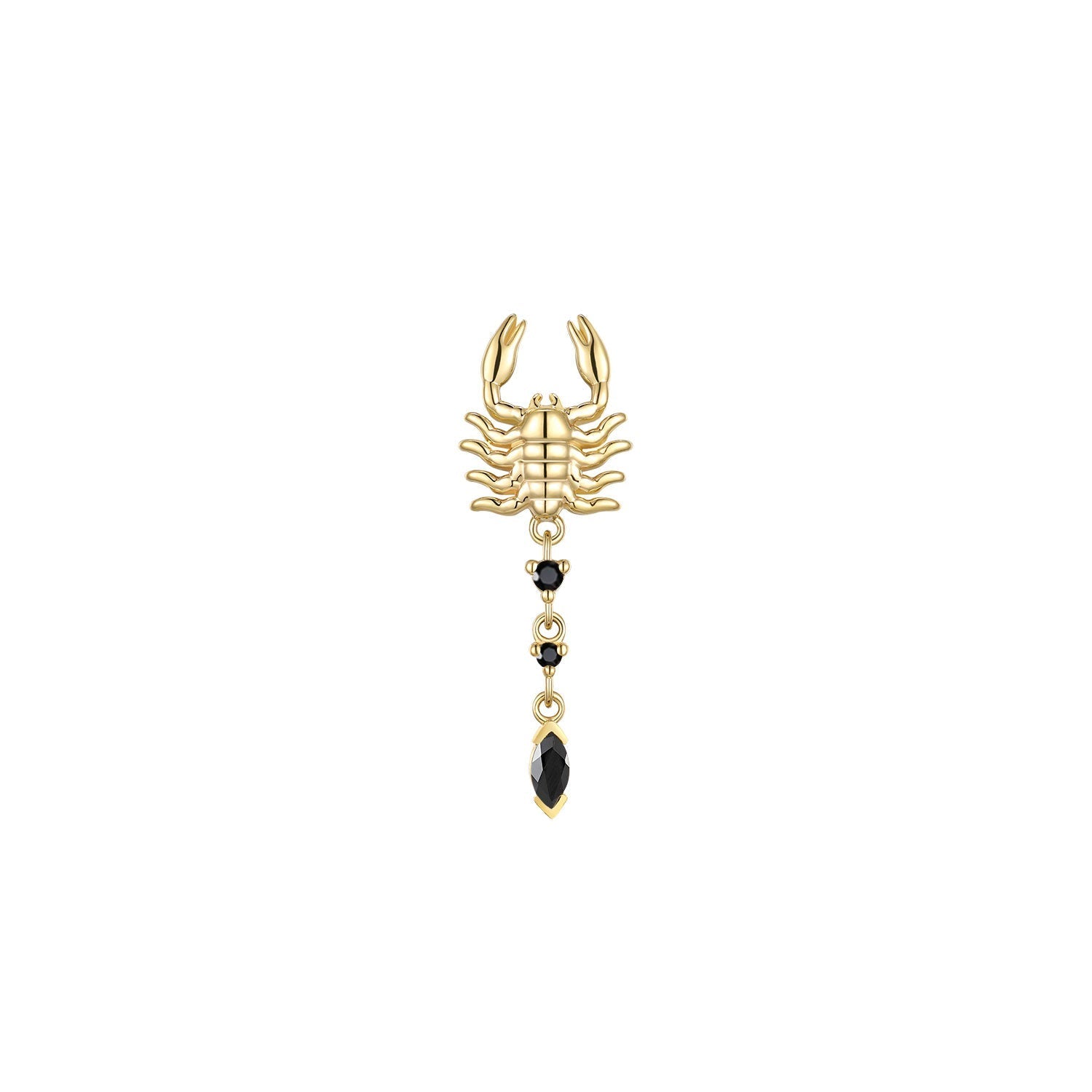 Draco - Scorpion Gemmed Tail with Stinger Dangle