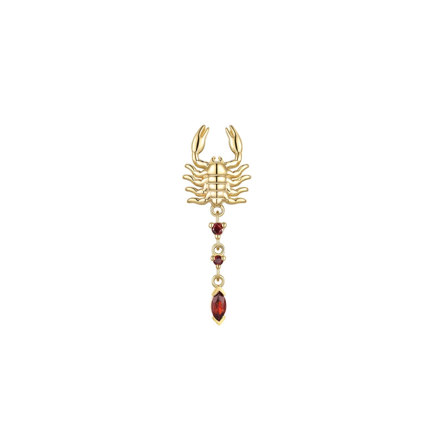 Draco - Scorpion Gemmed Tail with Stinger Dangle