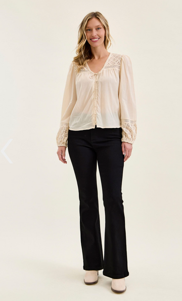 Black High Rise Tummy Control Jeans
