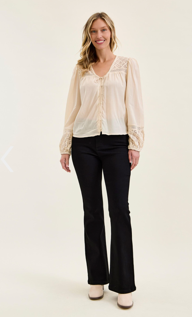 Black High Rise Tummy Control Jeans