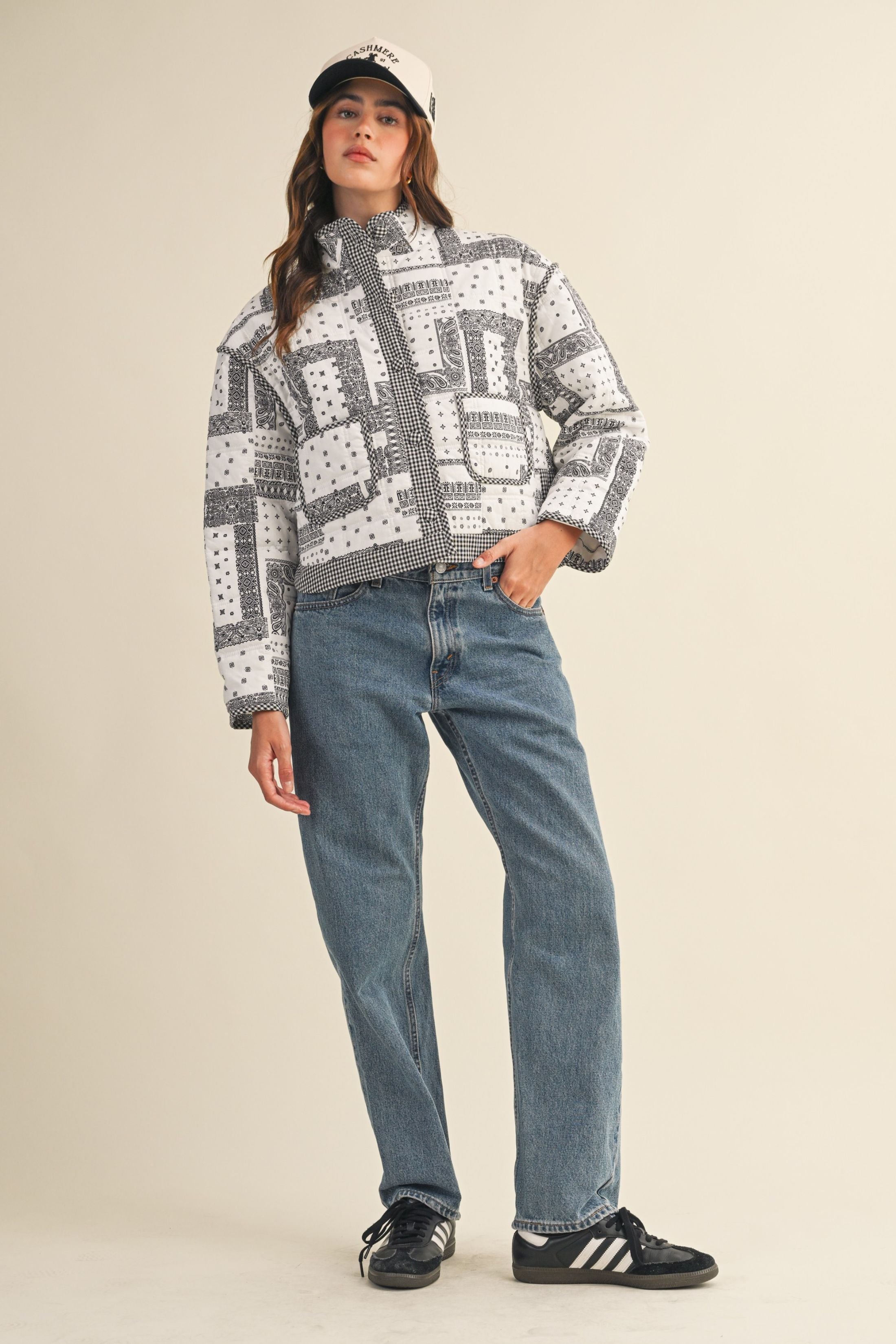 Bonnie Bandana Quilted Jacket