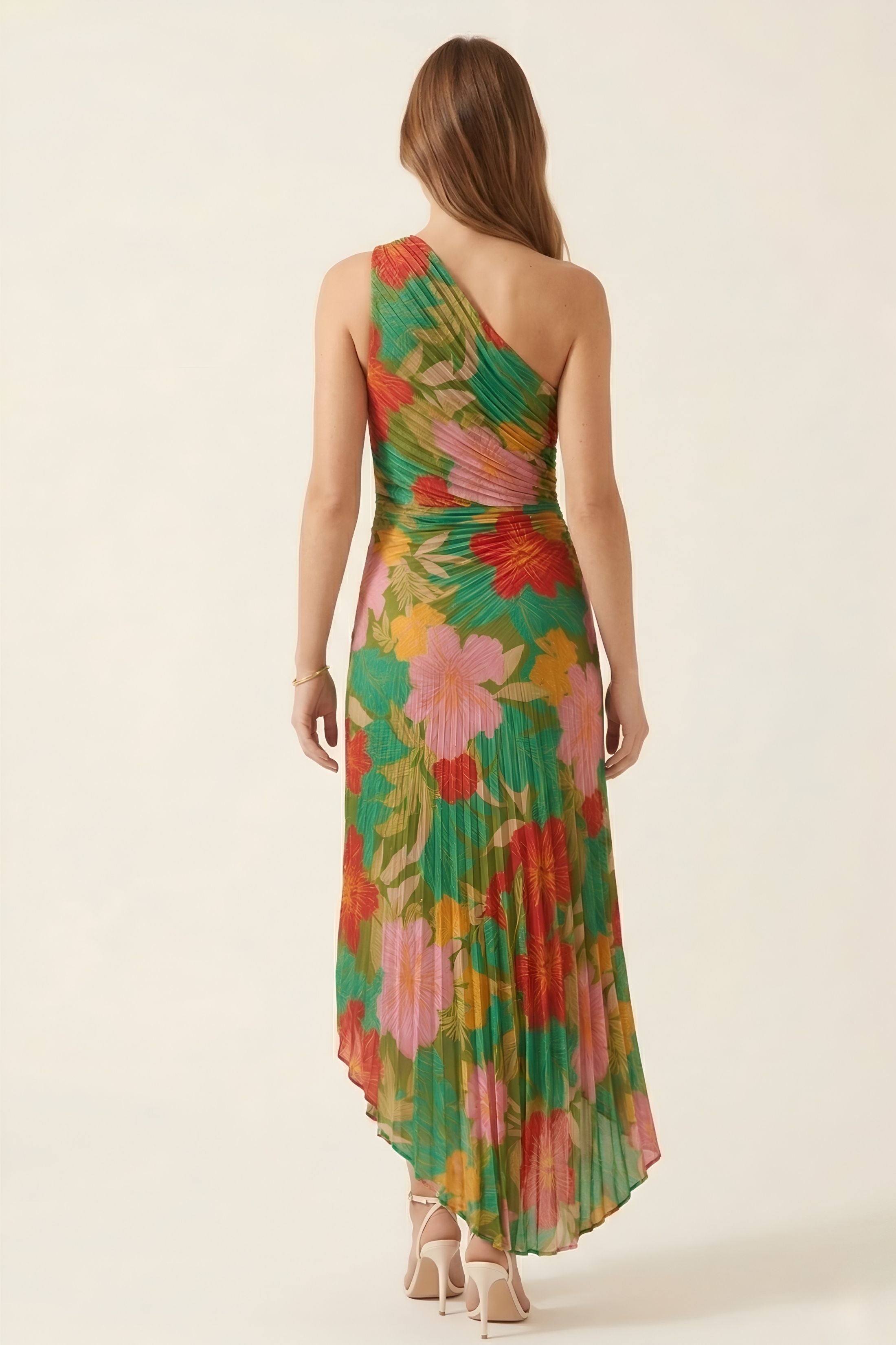 Emma Ibiza Garden Pleated Dress