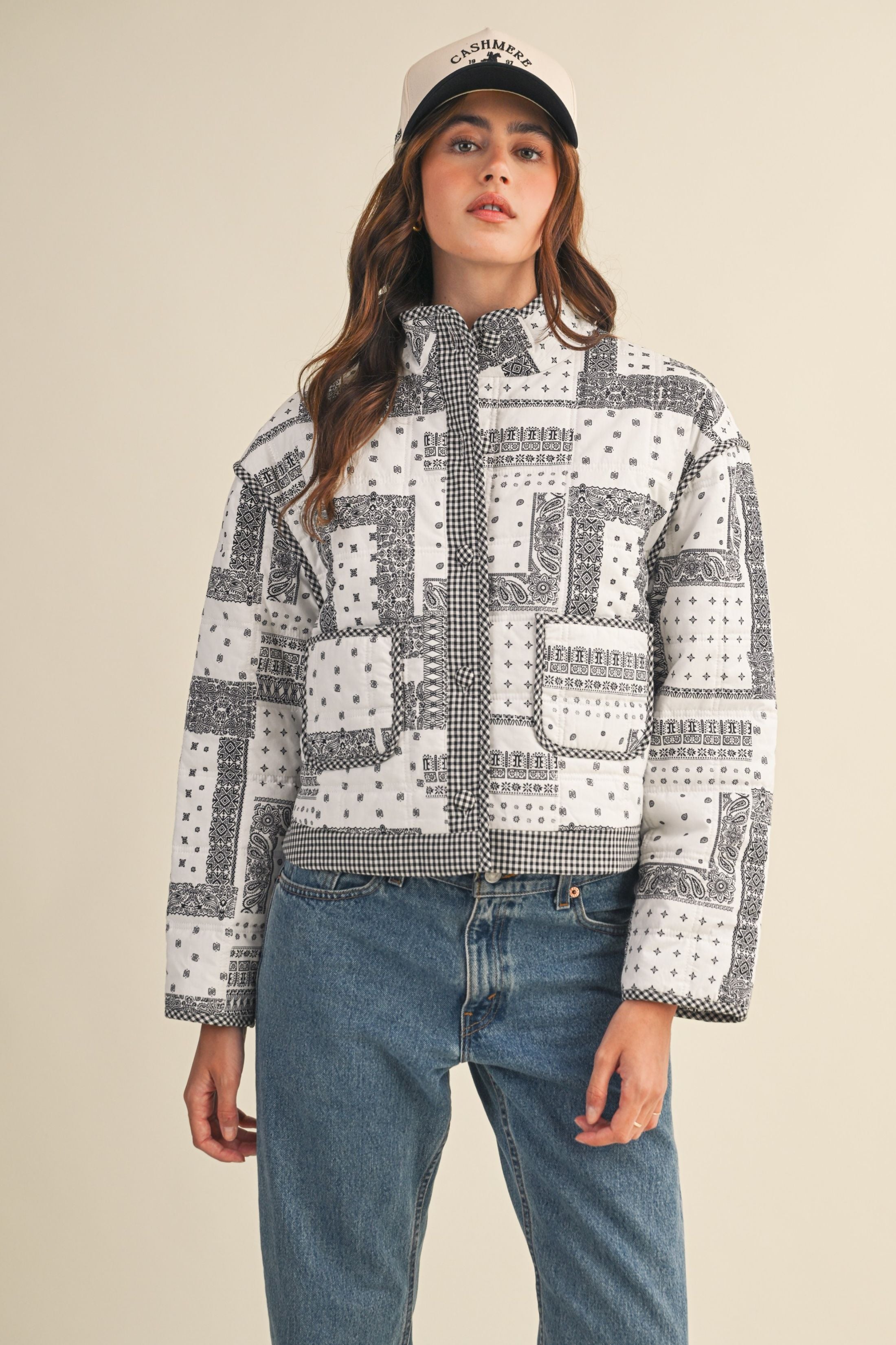 Bonnie Bandana Quilted Jacket