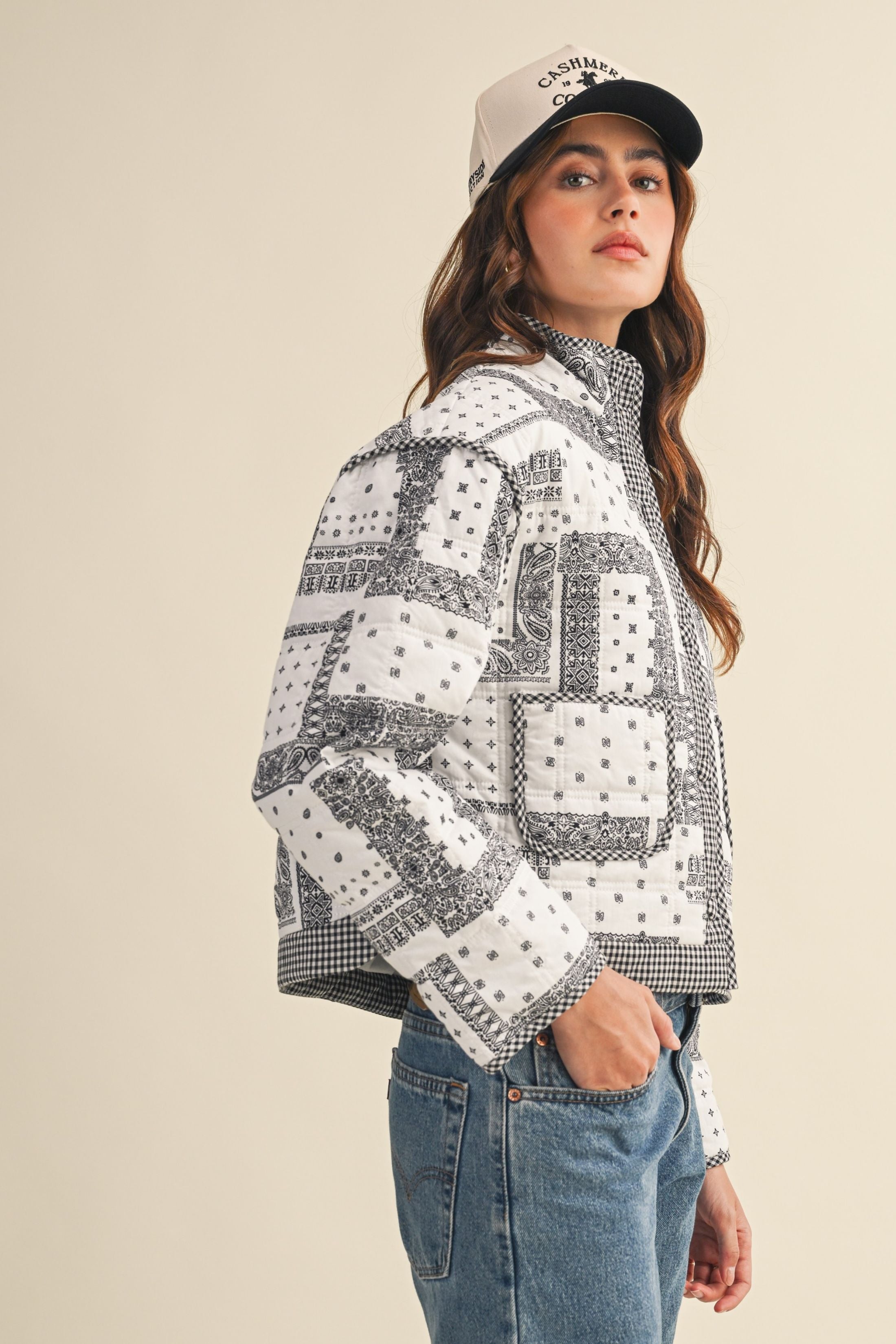 Bonnie Bandana Quilted Jacket