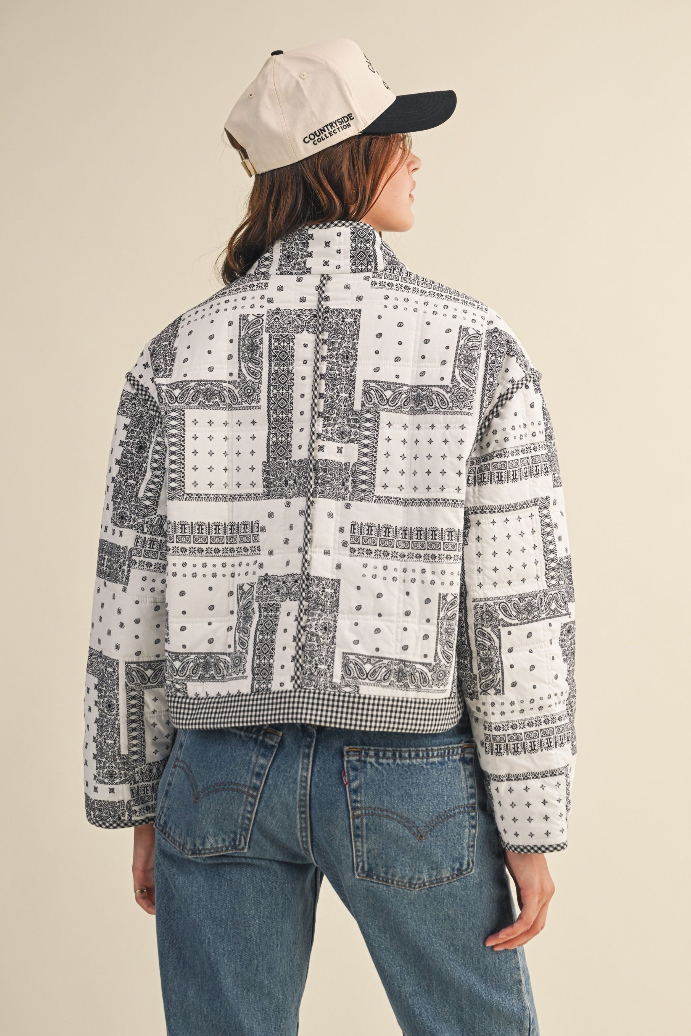 Bonnie Bandana Quilted Jacket