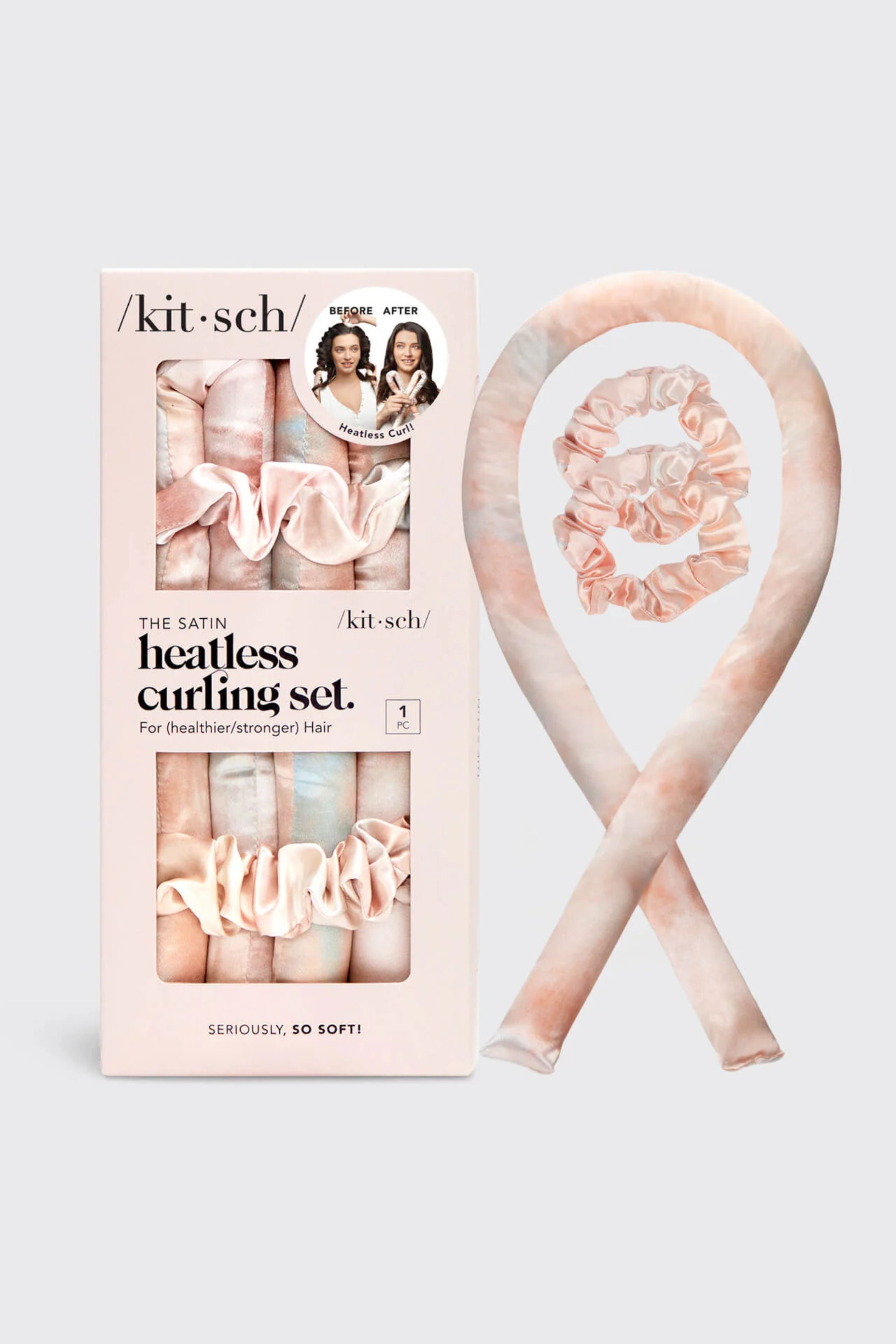 Satin Heatless Curling Set