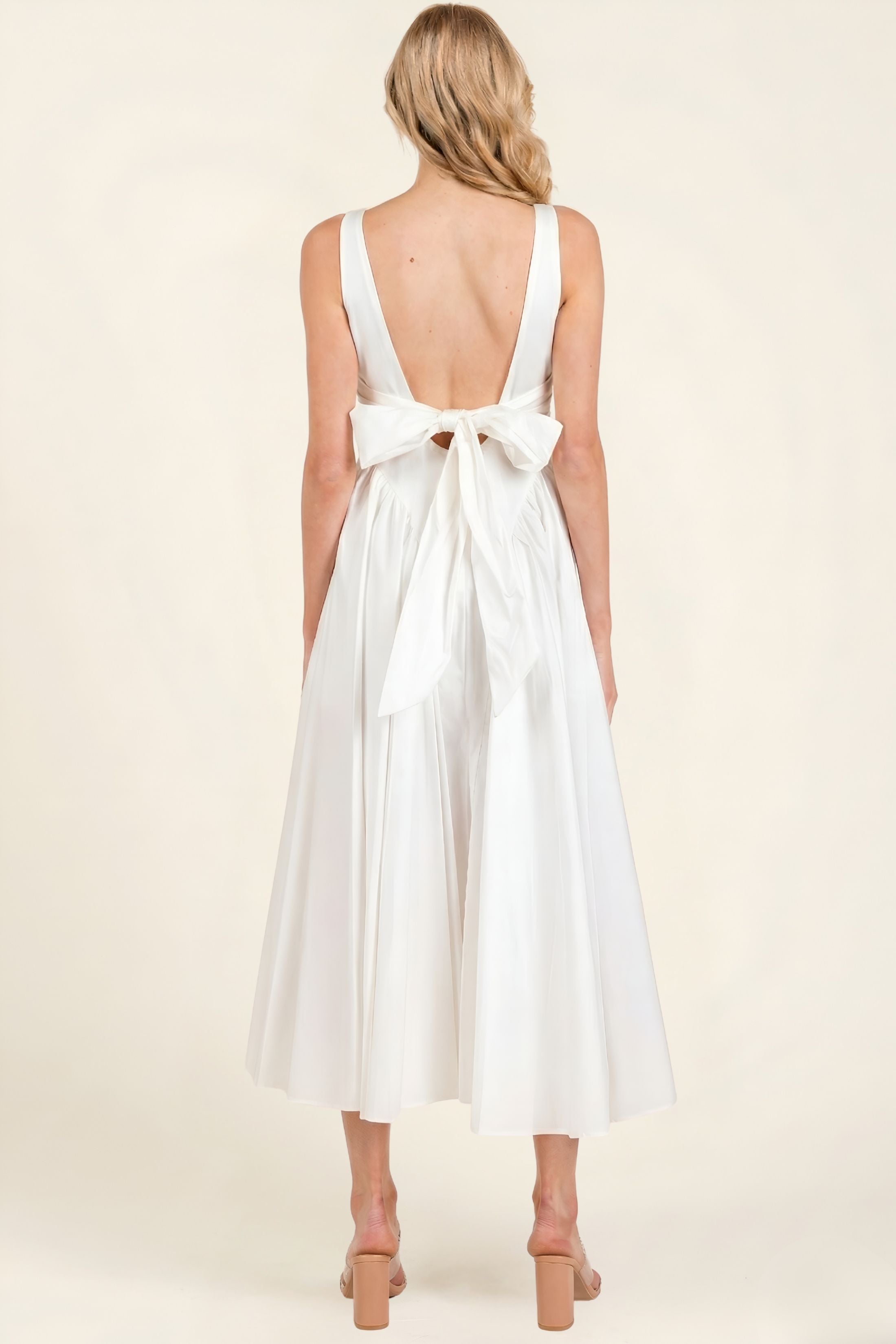 Callie Poplin Midi Dress