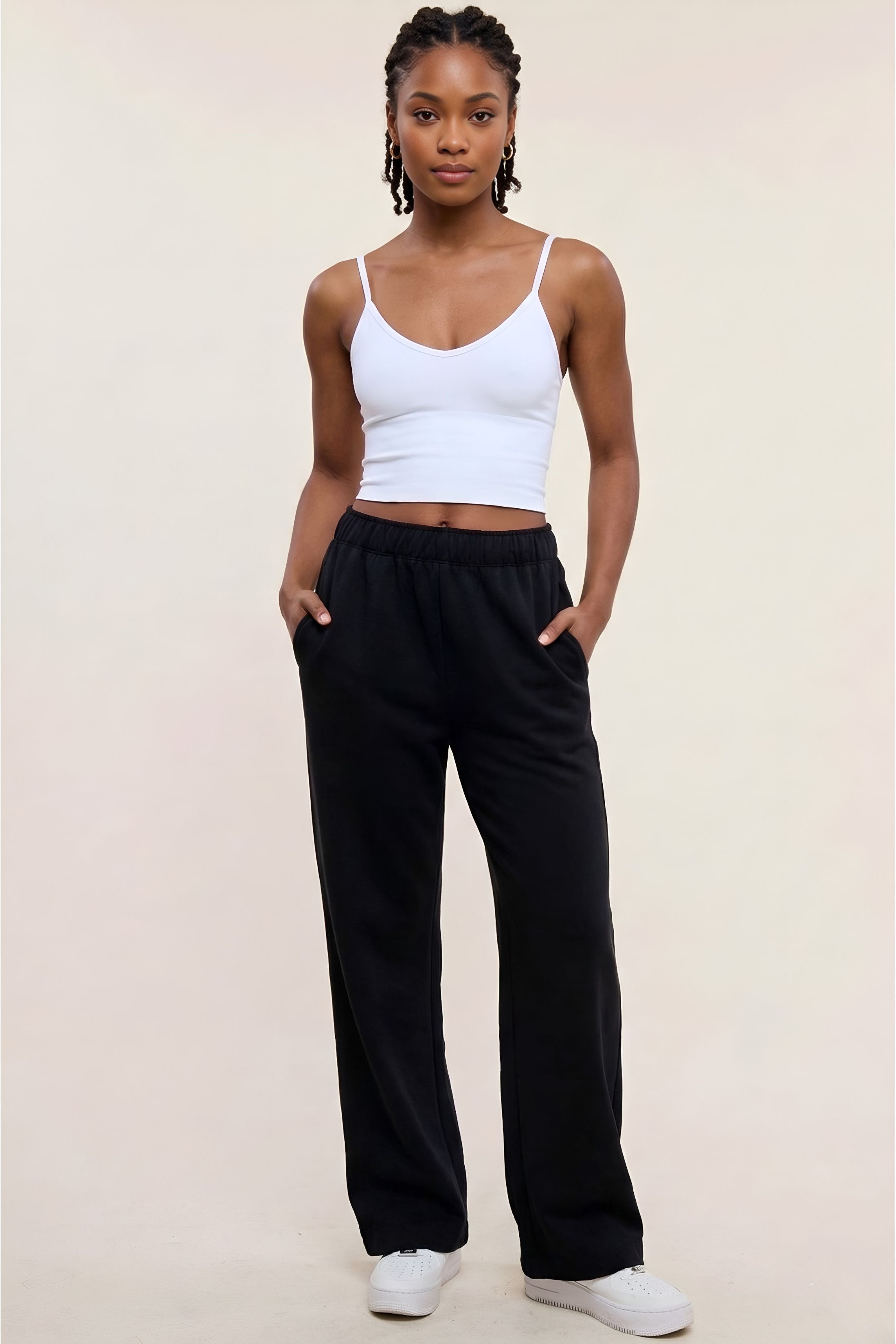 Yasmin Elastic Waist Pant