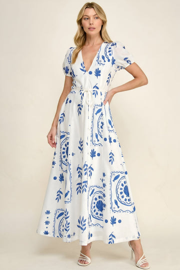 Cecily Tile Print Dress