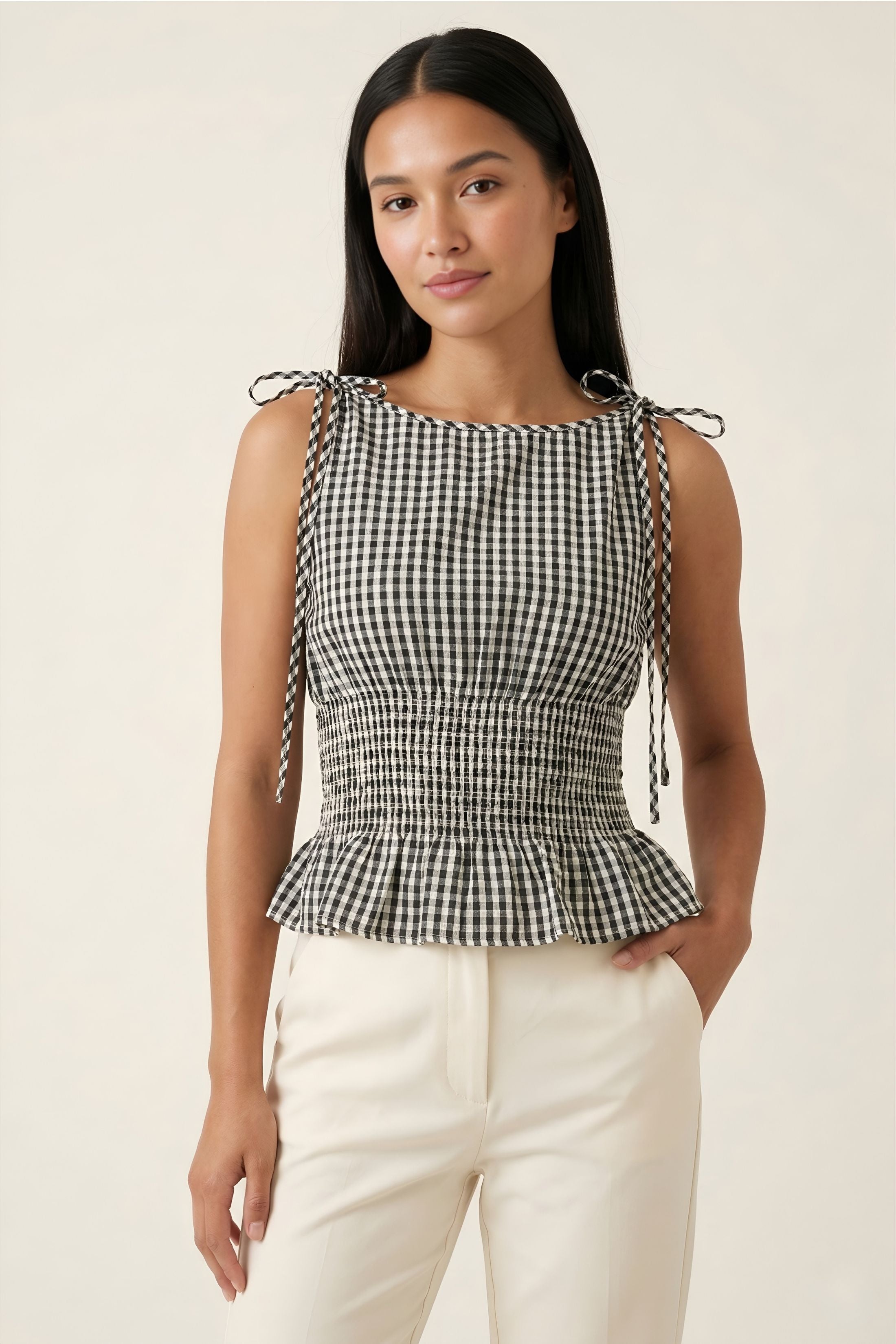 Riley Gingham Top