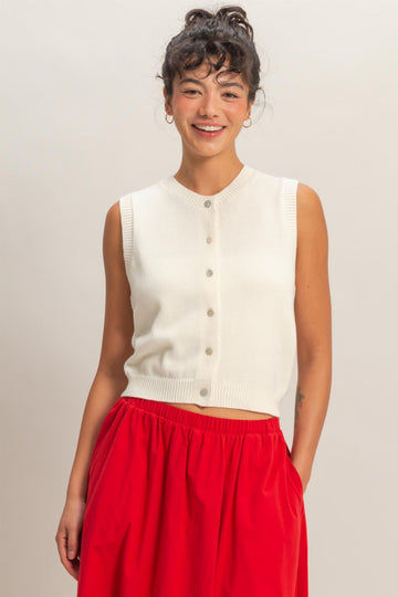 Camille Sleeveless Sweater Vest