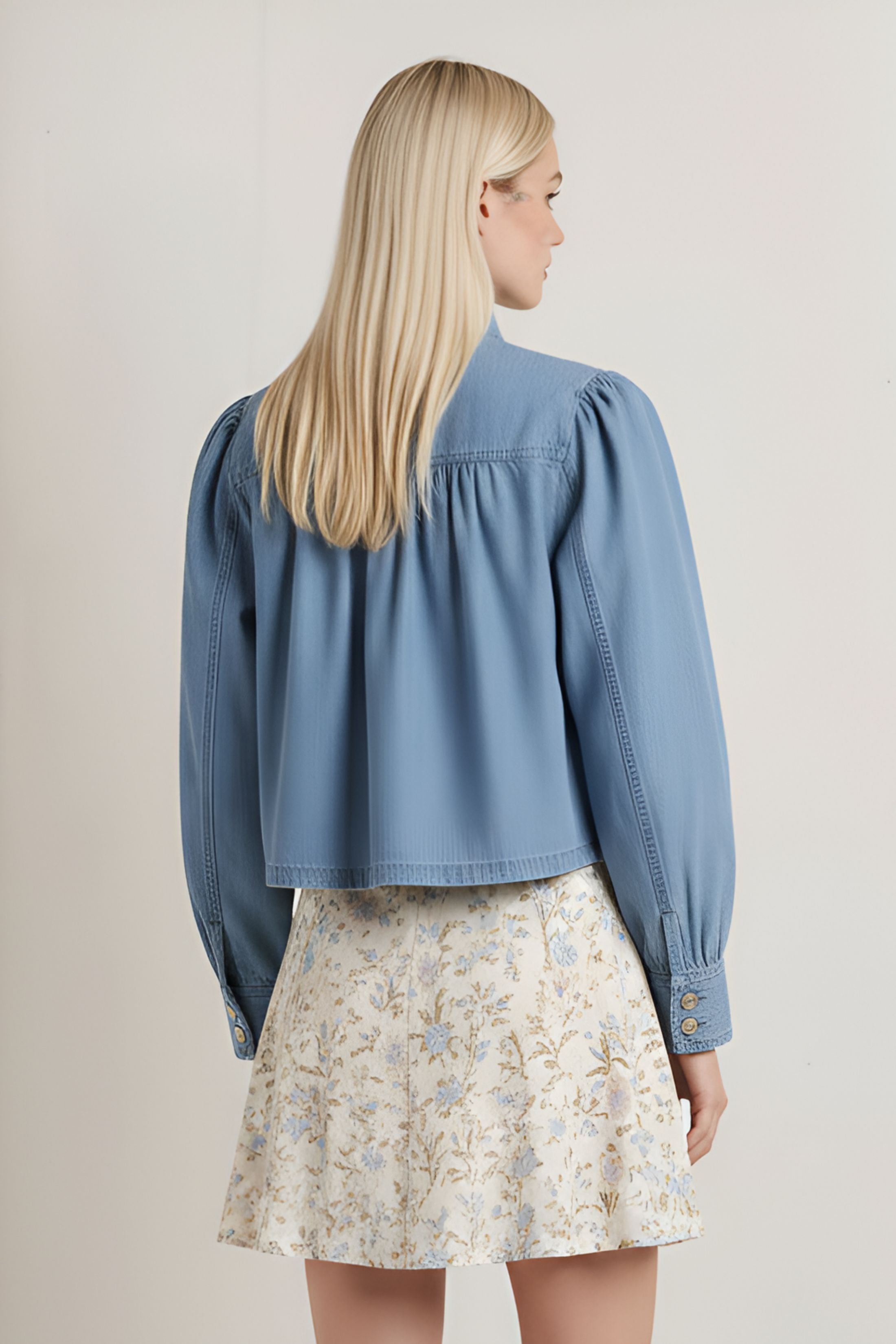 Evie Solid Woven Jacket