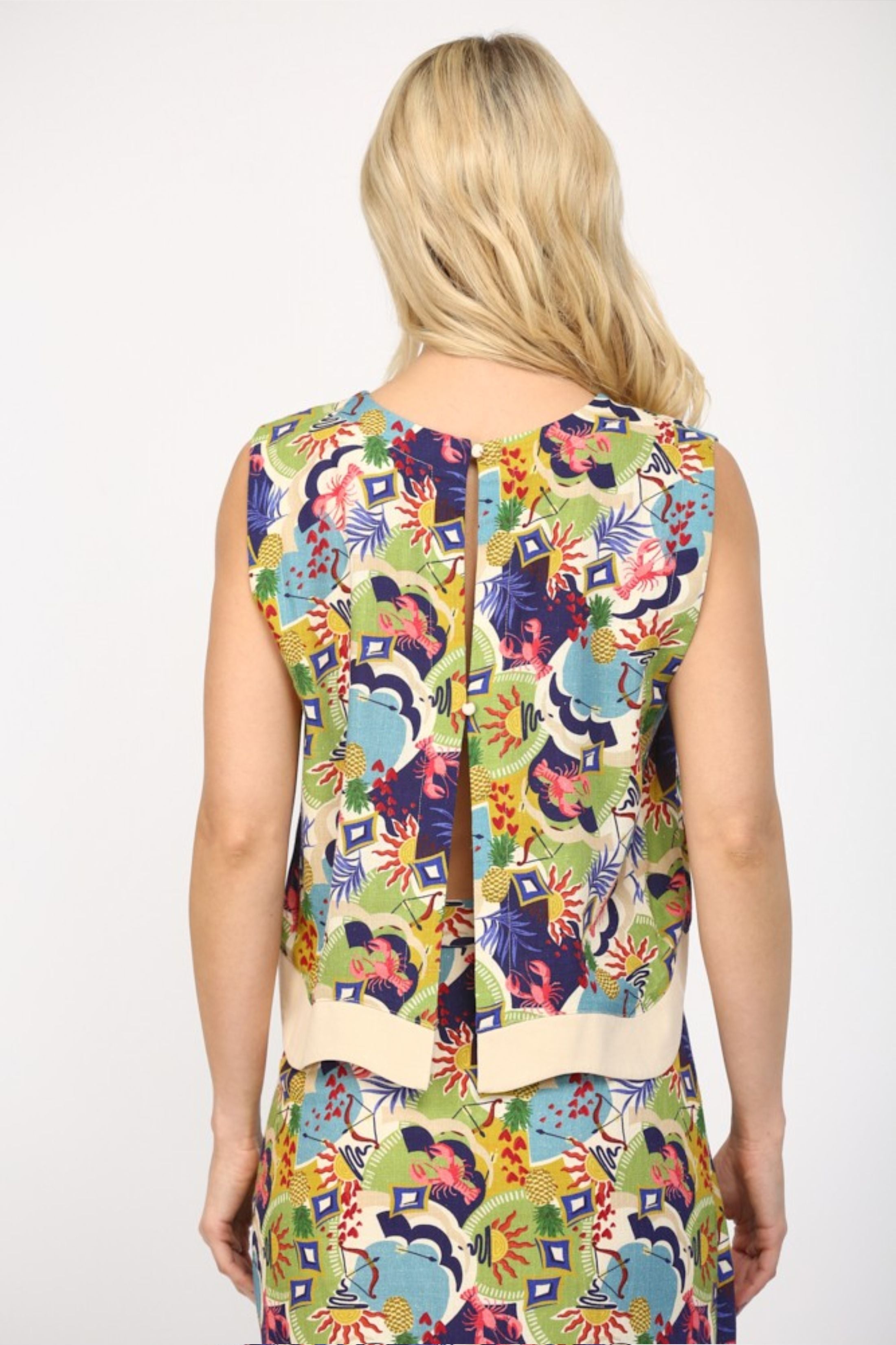Abigail Scalloped Hem Top