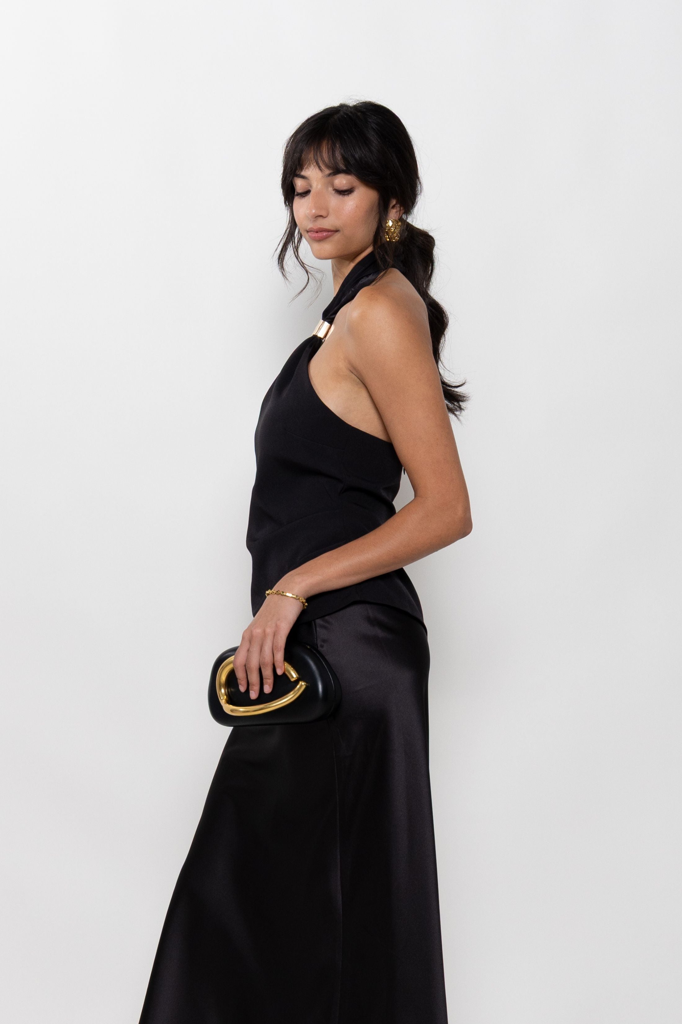 Presley Asymmetrical Halter Top