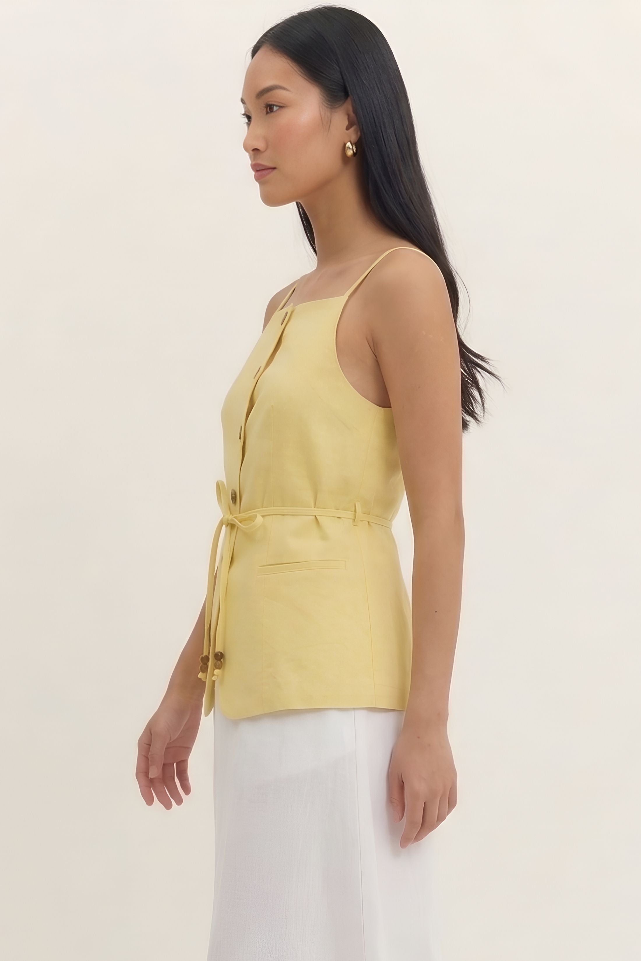 Elise Button Down Tank