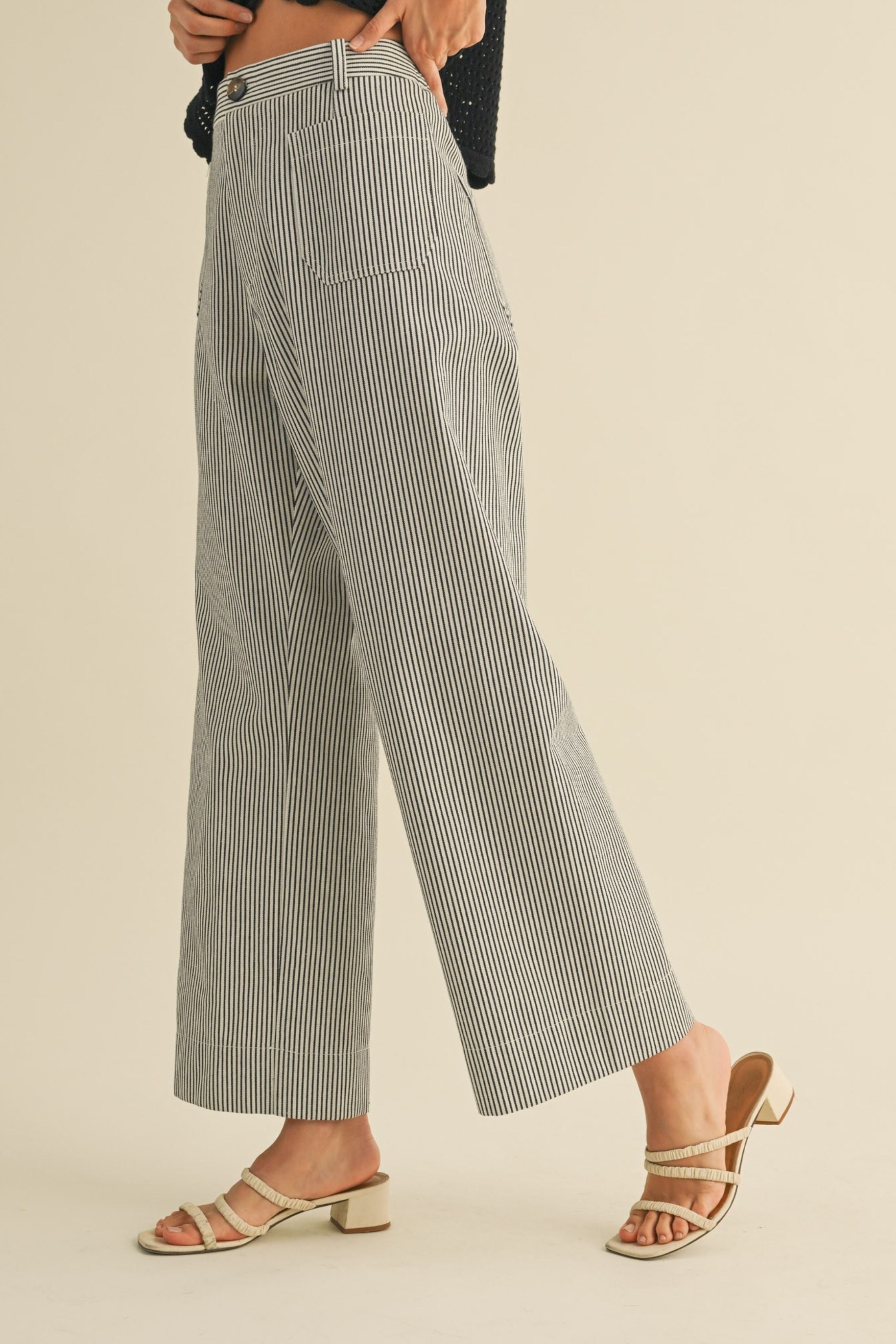Jade Striped Pants