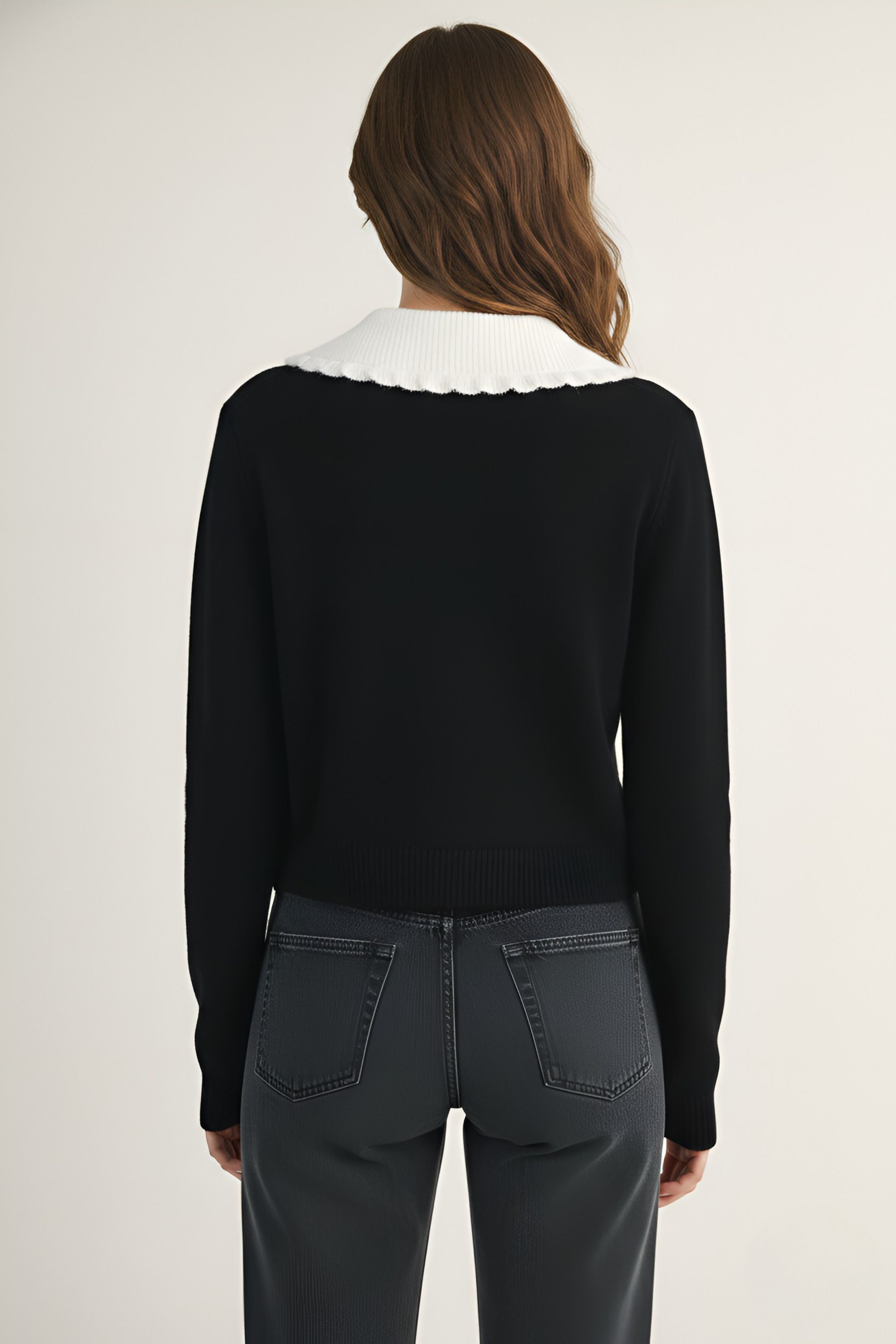 Aria Collared Knit Cardigan