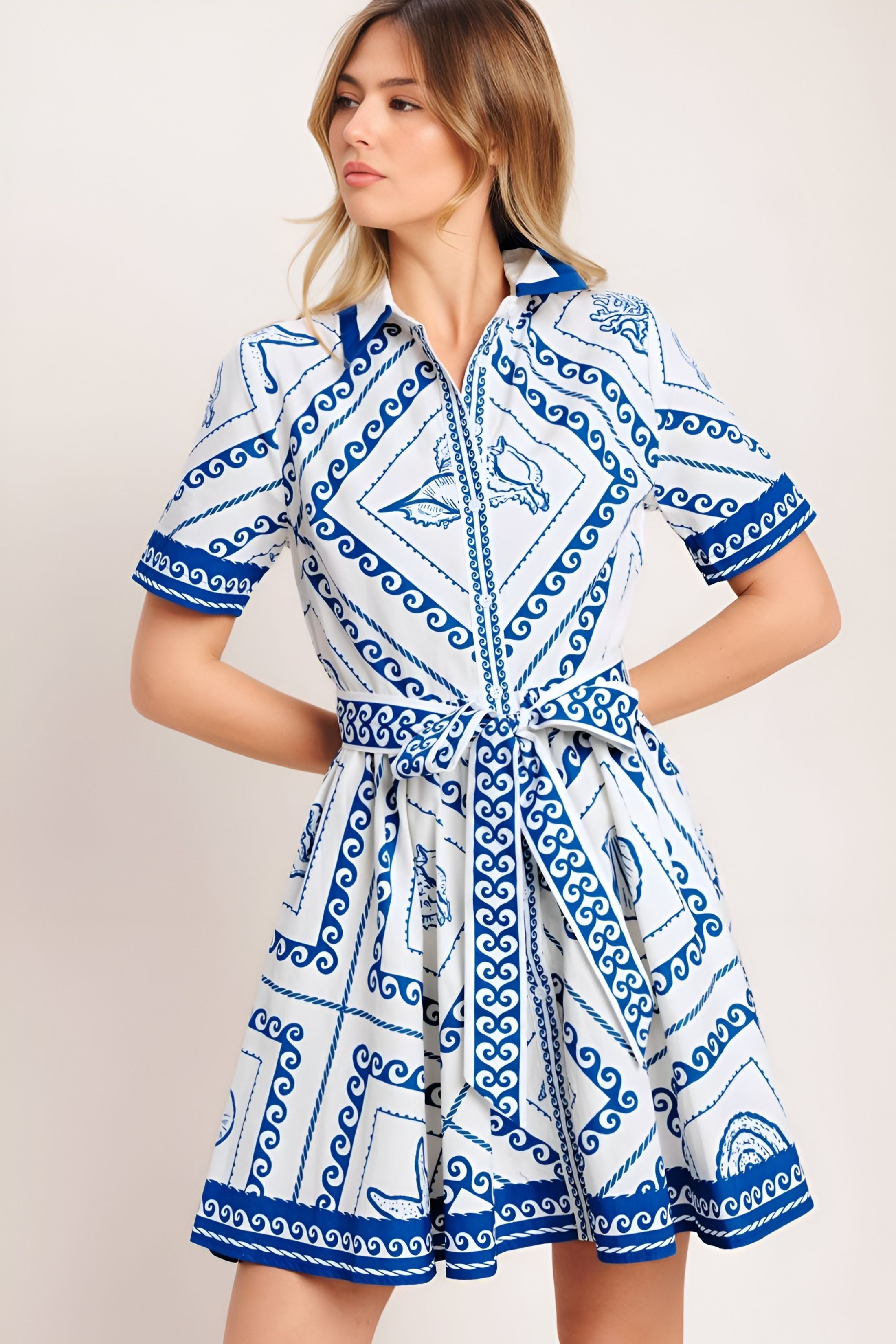 Riley Printed Mini Dress