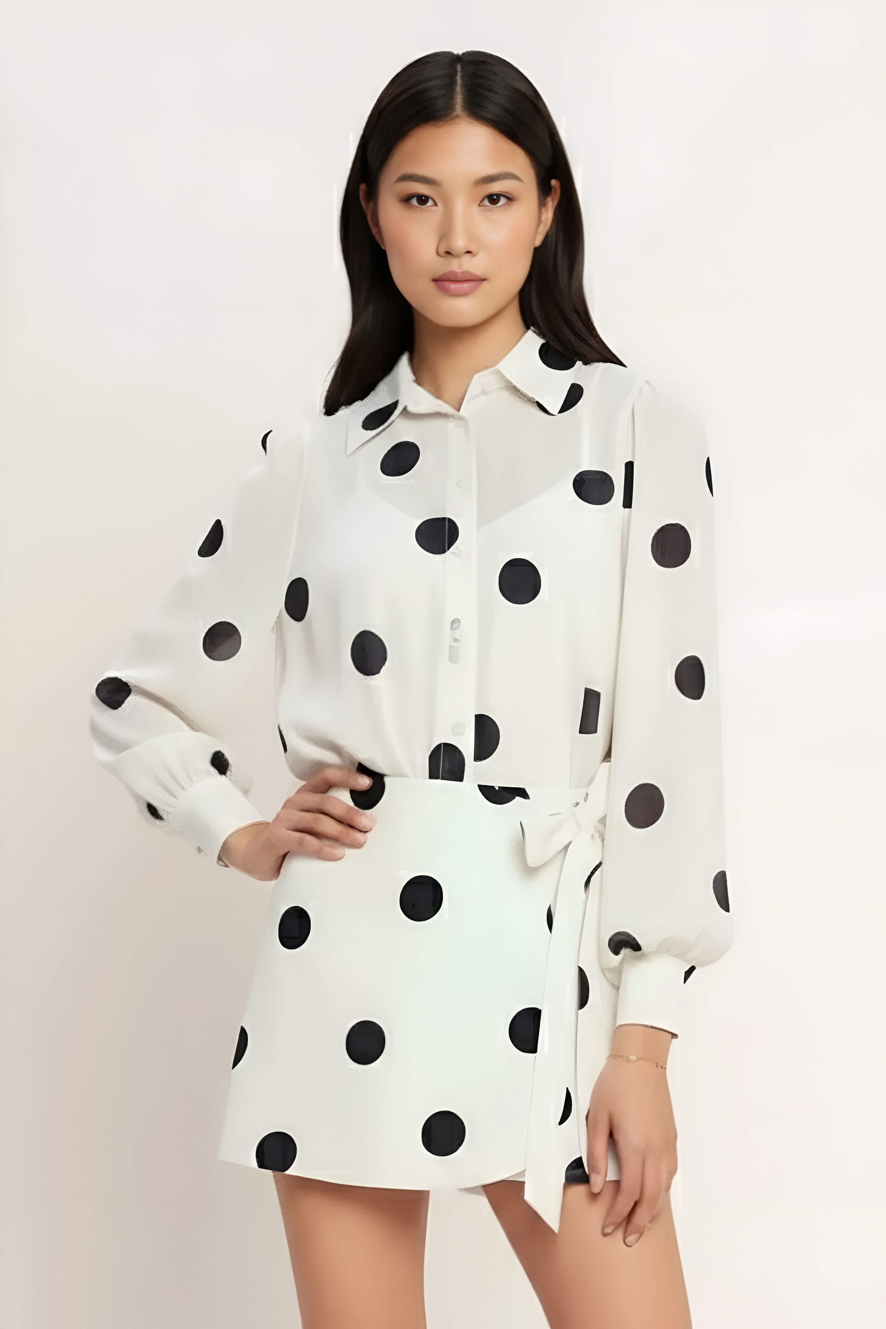 Eli Polka Dot Blouse