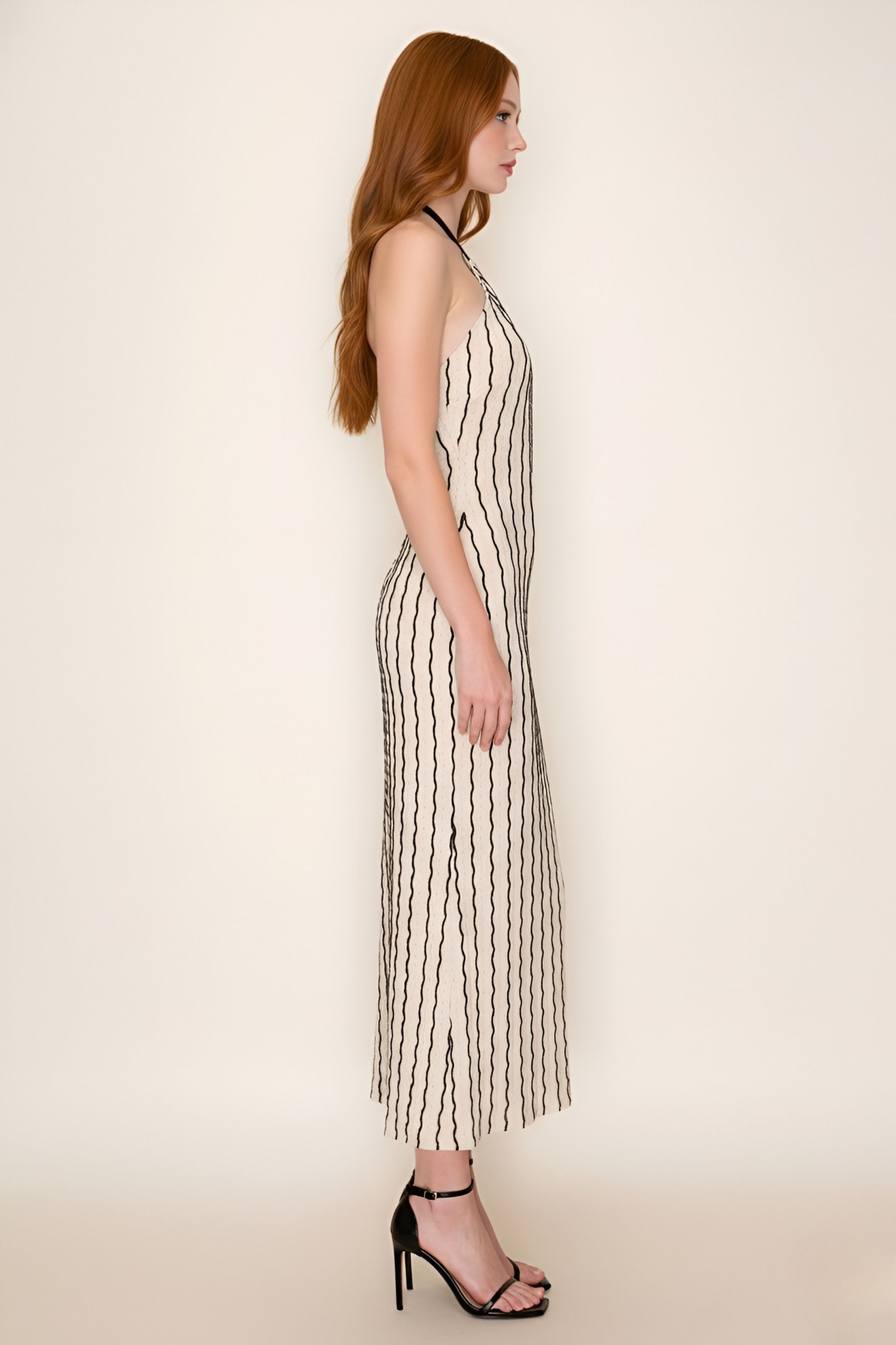 Sammy Halter Striped Dress