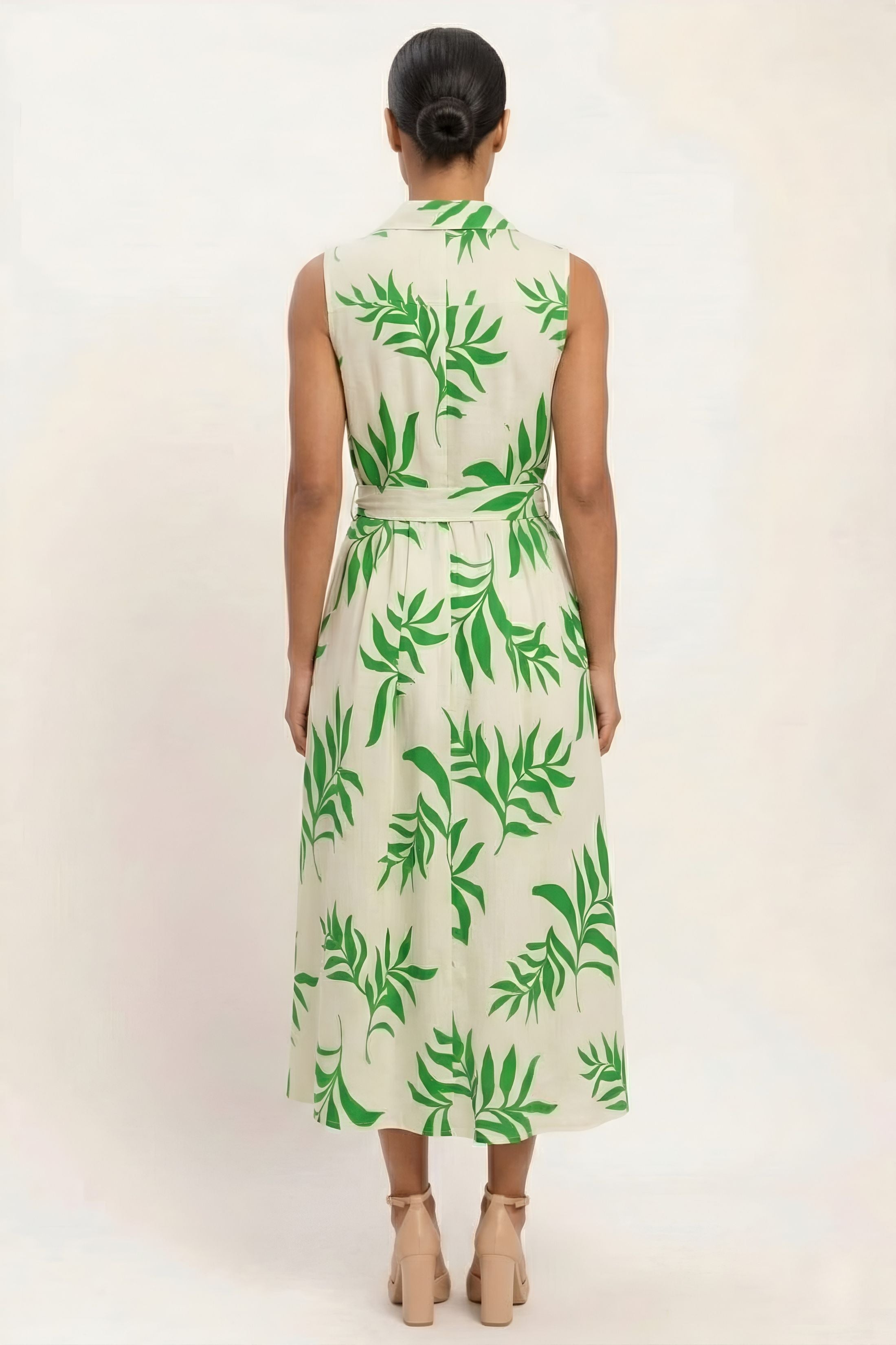 Anderson Belted Midi Dress