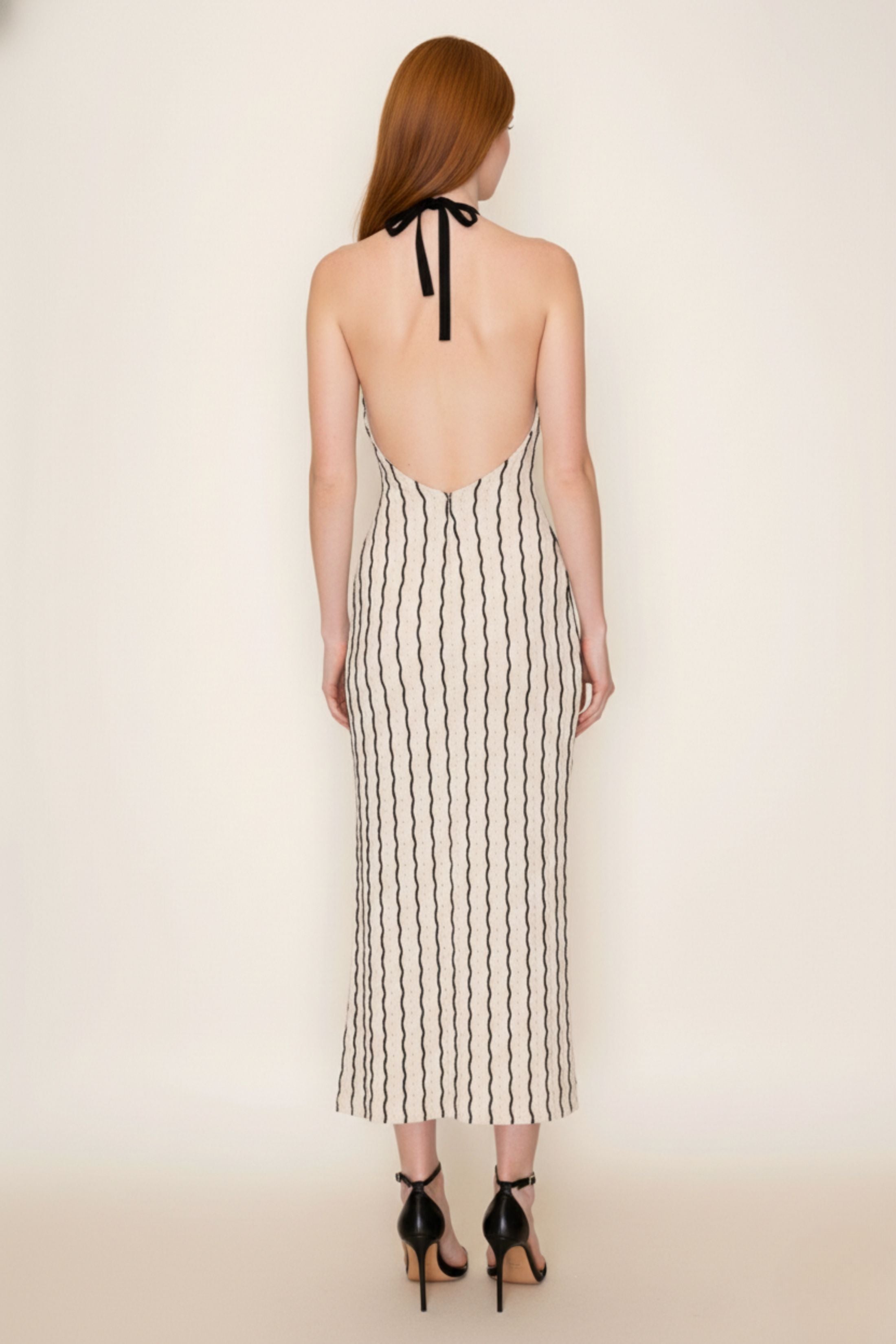 Sammy Halter Striped Dress