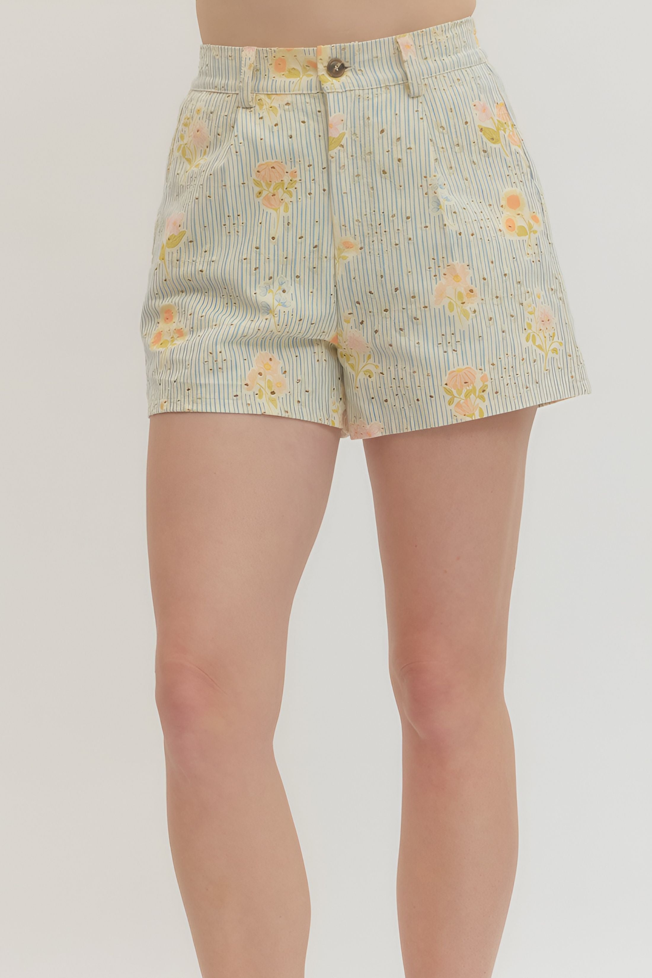 Remi Embroidered Floral Shorts