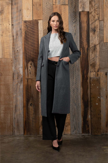 Brynlee Collar Button Coat