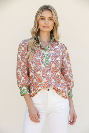 Sophie Two Toned Blouse