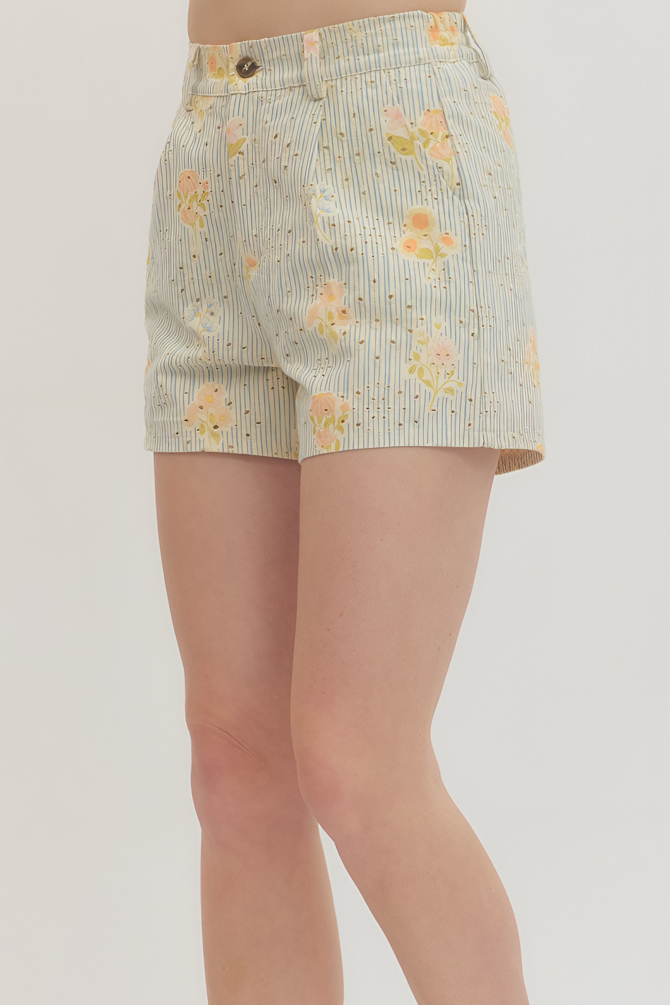Remi Embroidered Floral Shorts