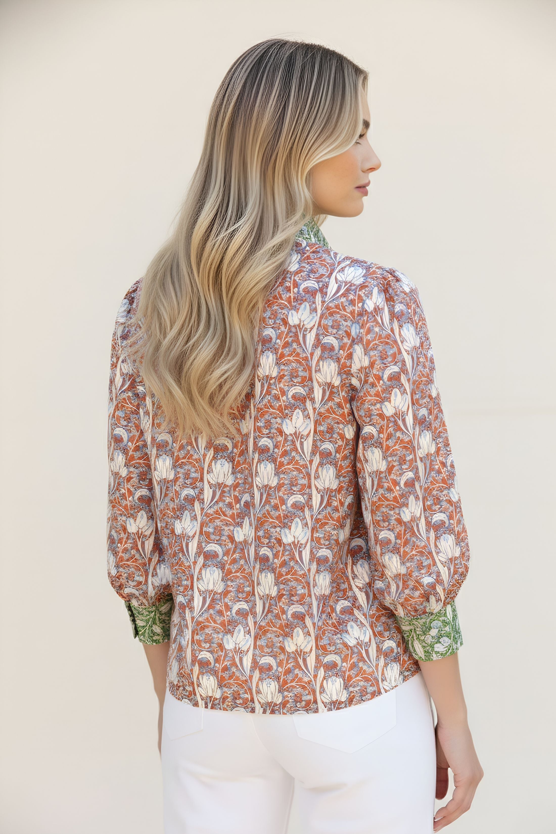 Sophie Two Toned Blouse
