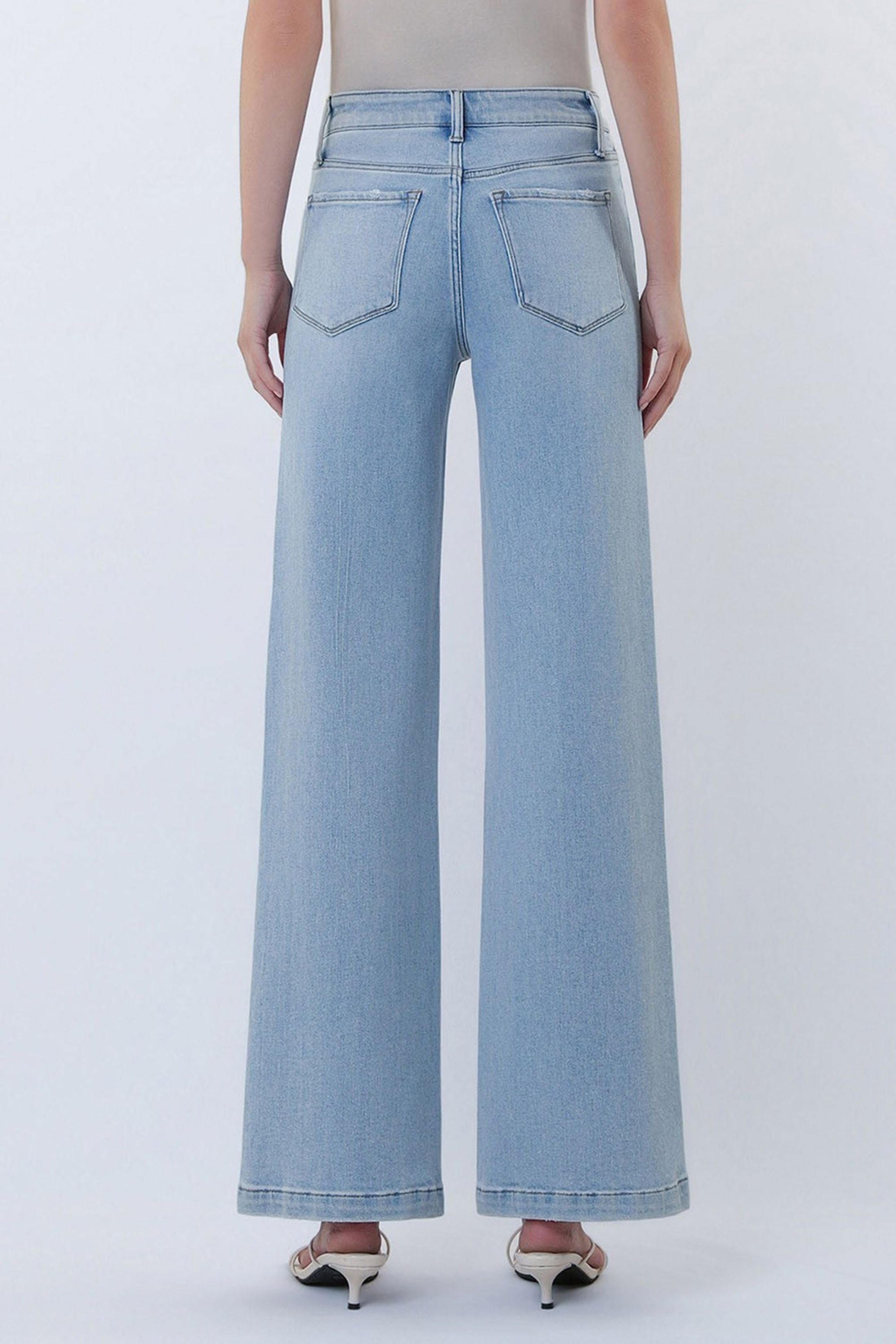 Erin High Rise Pintuck Jean
