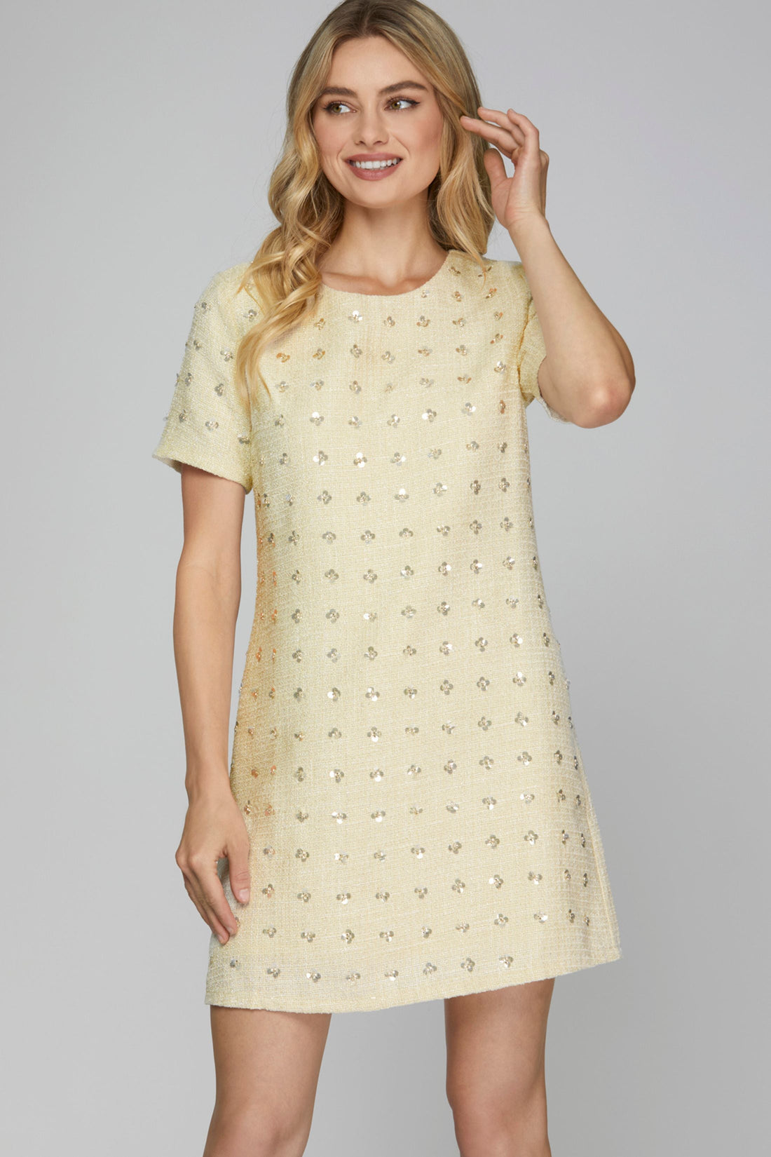 Ayers Tweed Mini Dress
