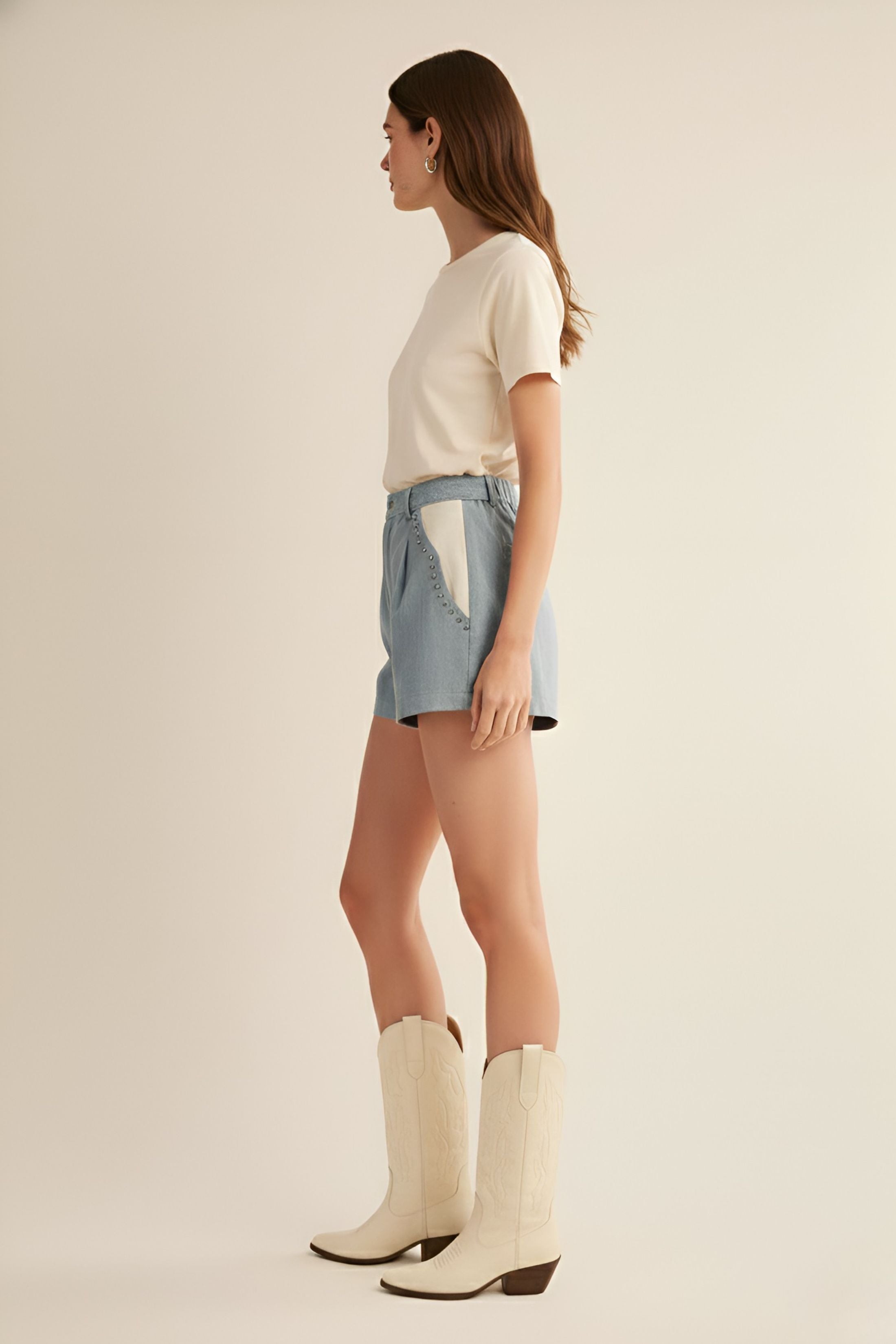Hannah Studded Shorts
