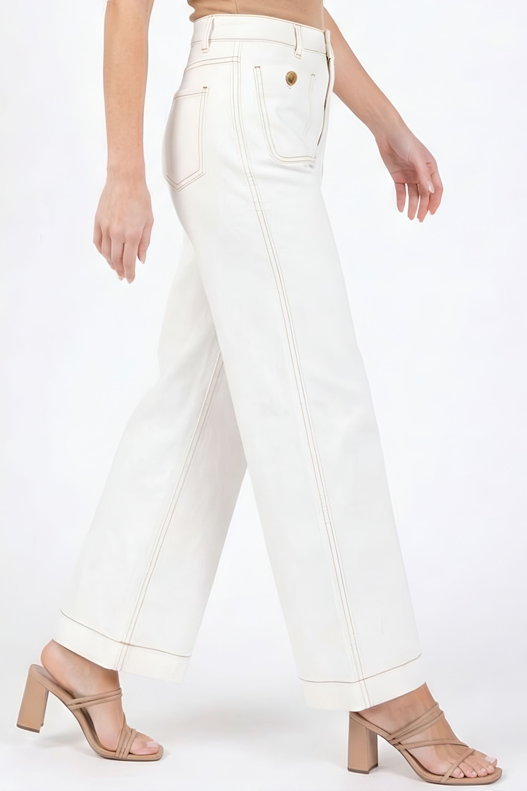 Claire High Waist Straight Jeans
