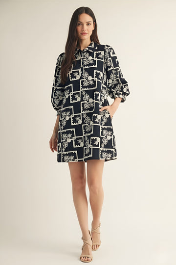Kendall Puff Sleeve Dress