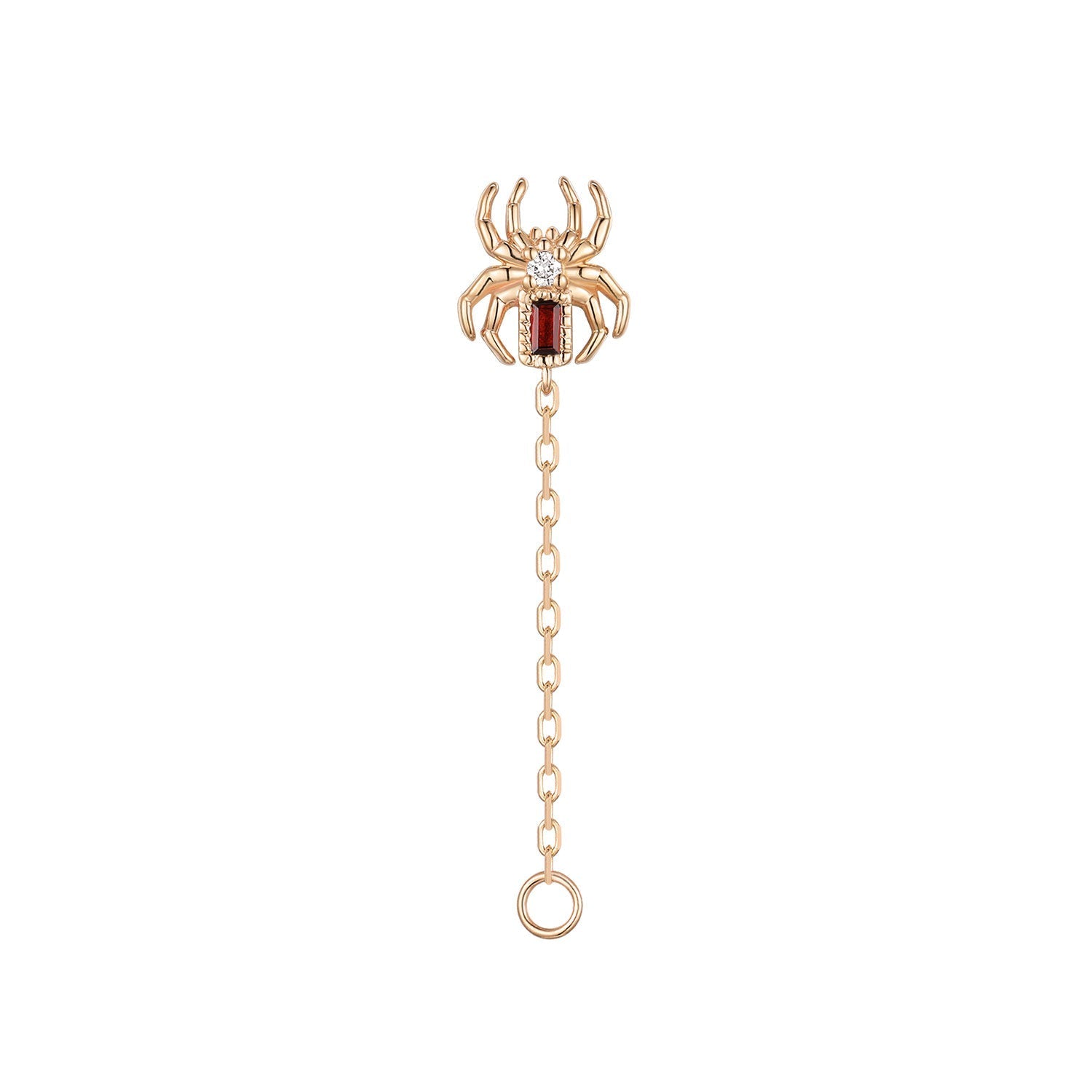 Grim - Spider with Chain and Jump Ring