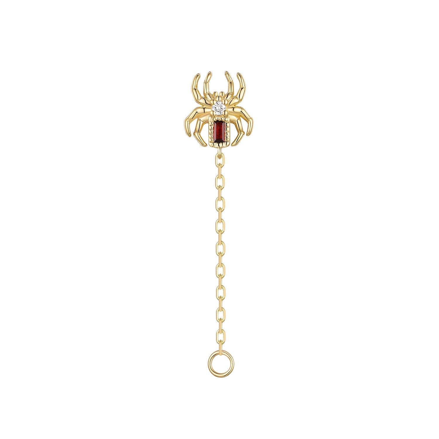 Grim - Spider with Chain and Jump Ring