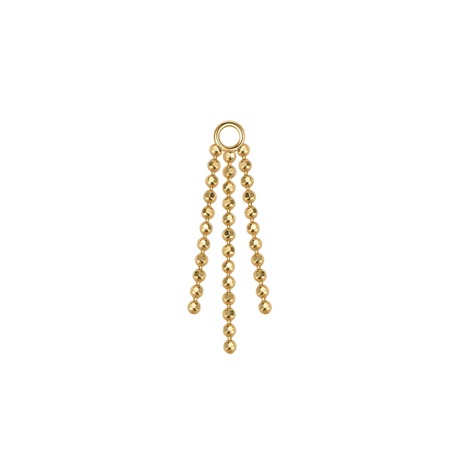 Triple Ball Chain Charm