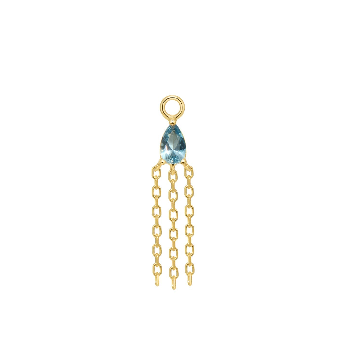 Veronika Mini Charm - Colored Gemstone