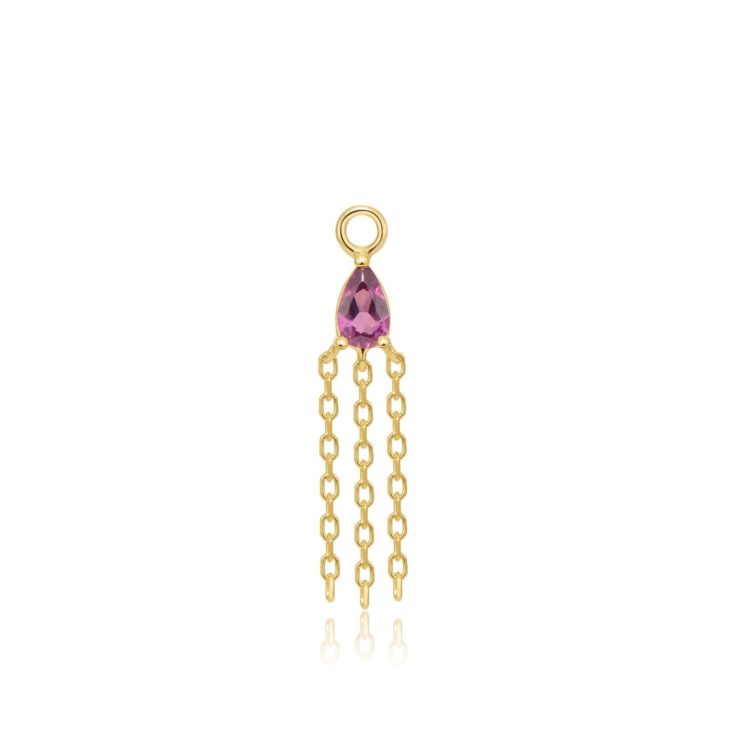 Veronika Mini Charm - Colored Gemstone