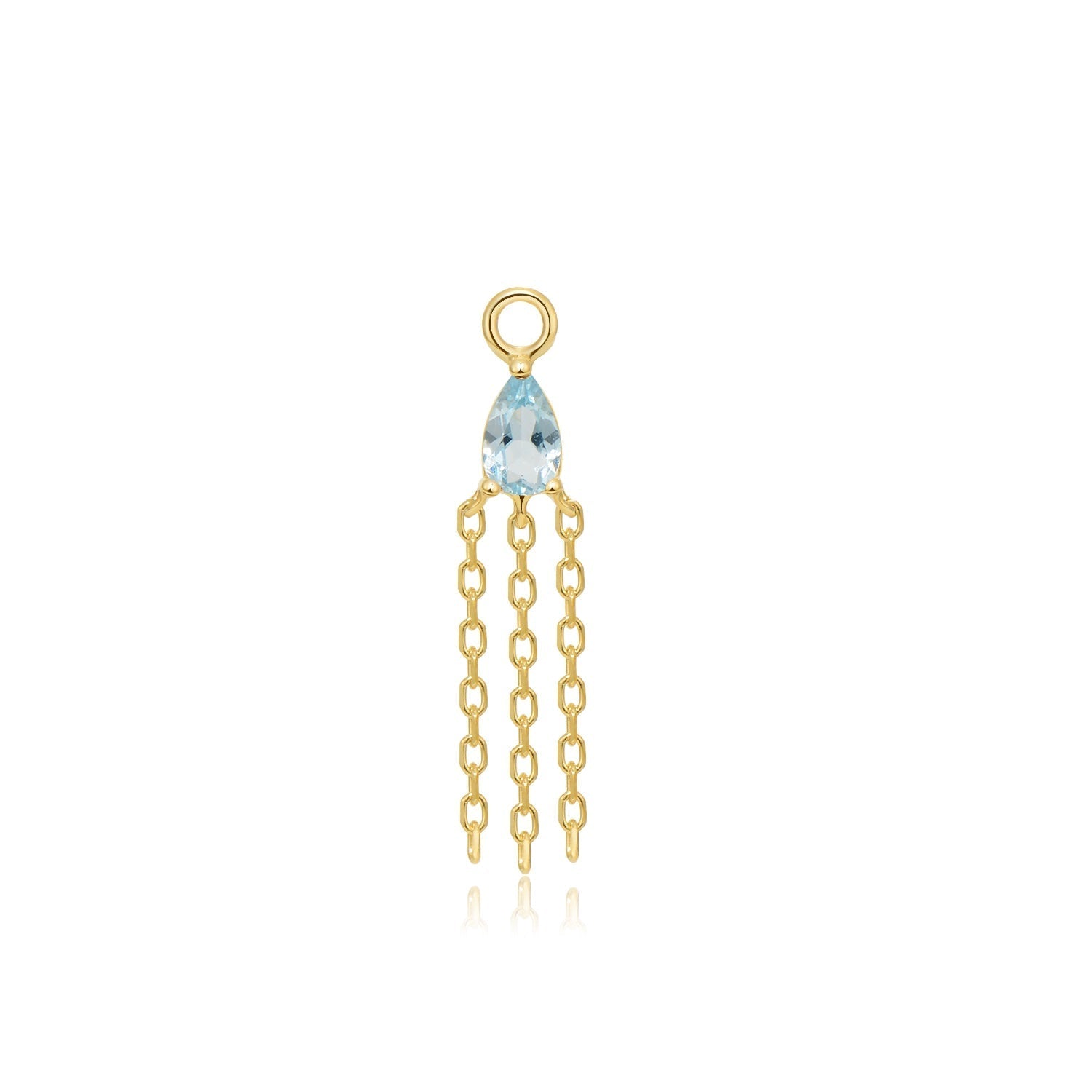 Veronika Mini Charm - Colored Gemstone