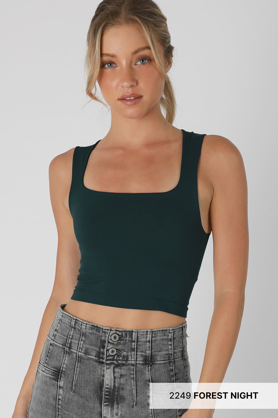 Clean Line Square Crop Top
