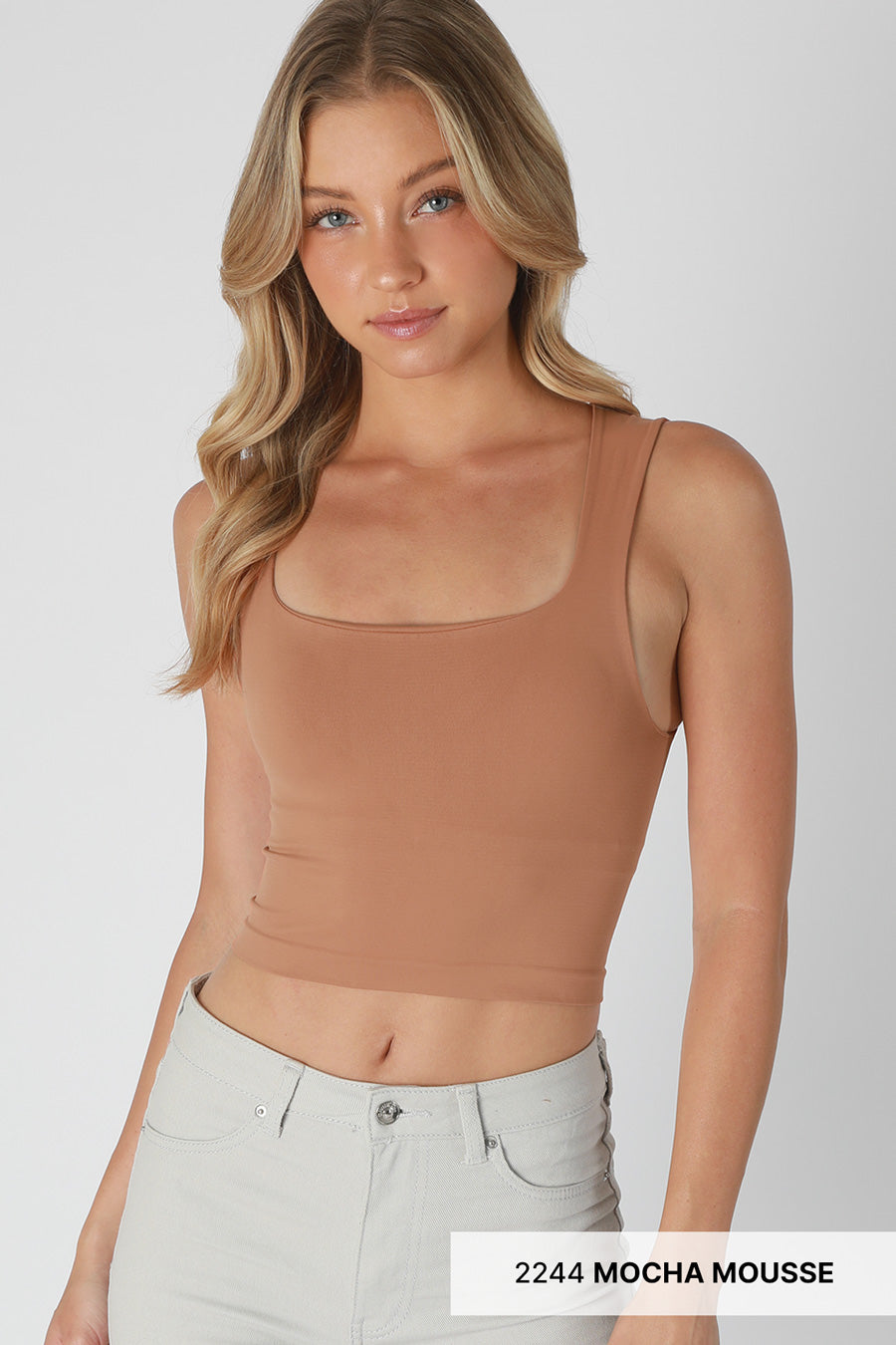 Clean Line Square Crop Top